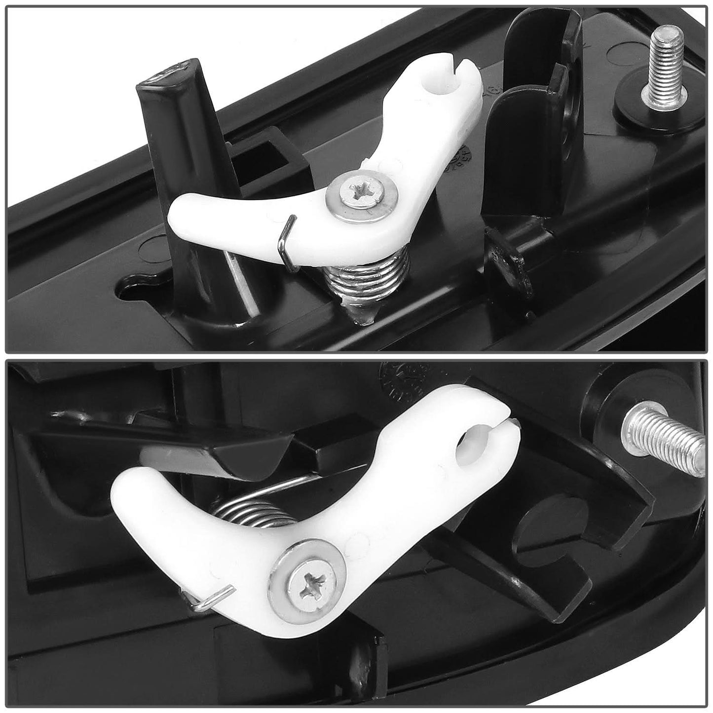 02-06 Cadillac Escalade Door Handle Covers Smooth Black ABS