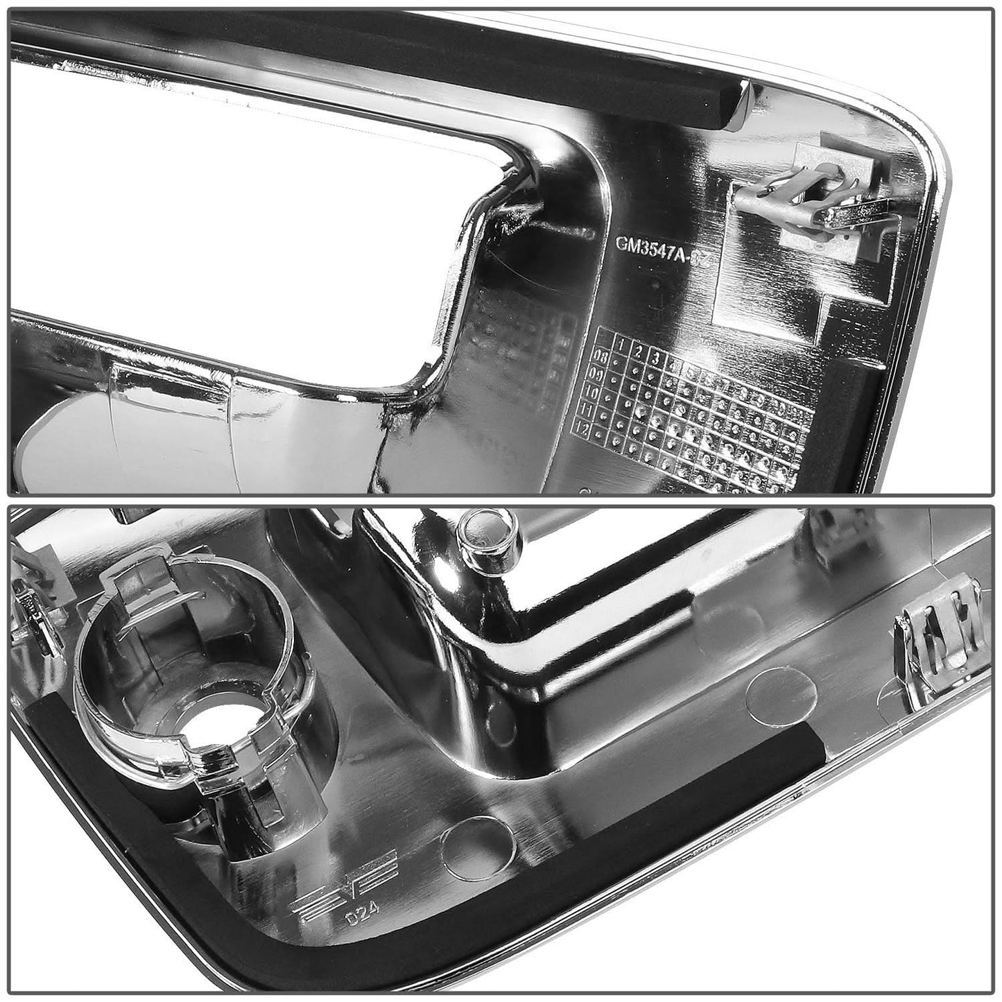 07-14 Chevy Silverado GMC Sierra Door Handle Covers Chrome ABS