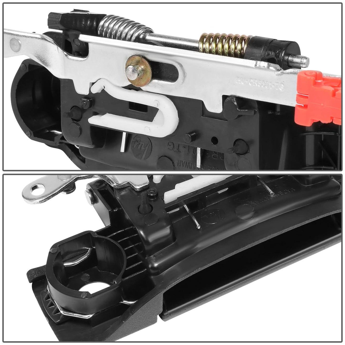 97-01 Jeep Cherokee Door Handle Covers - Textured Black ABS
