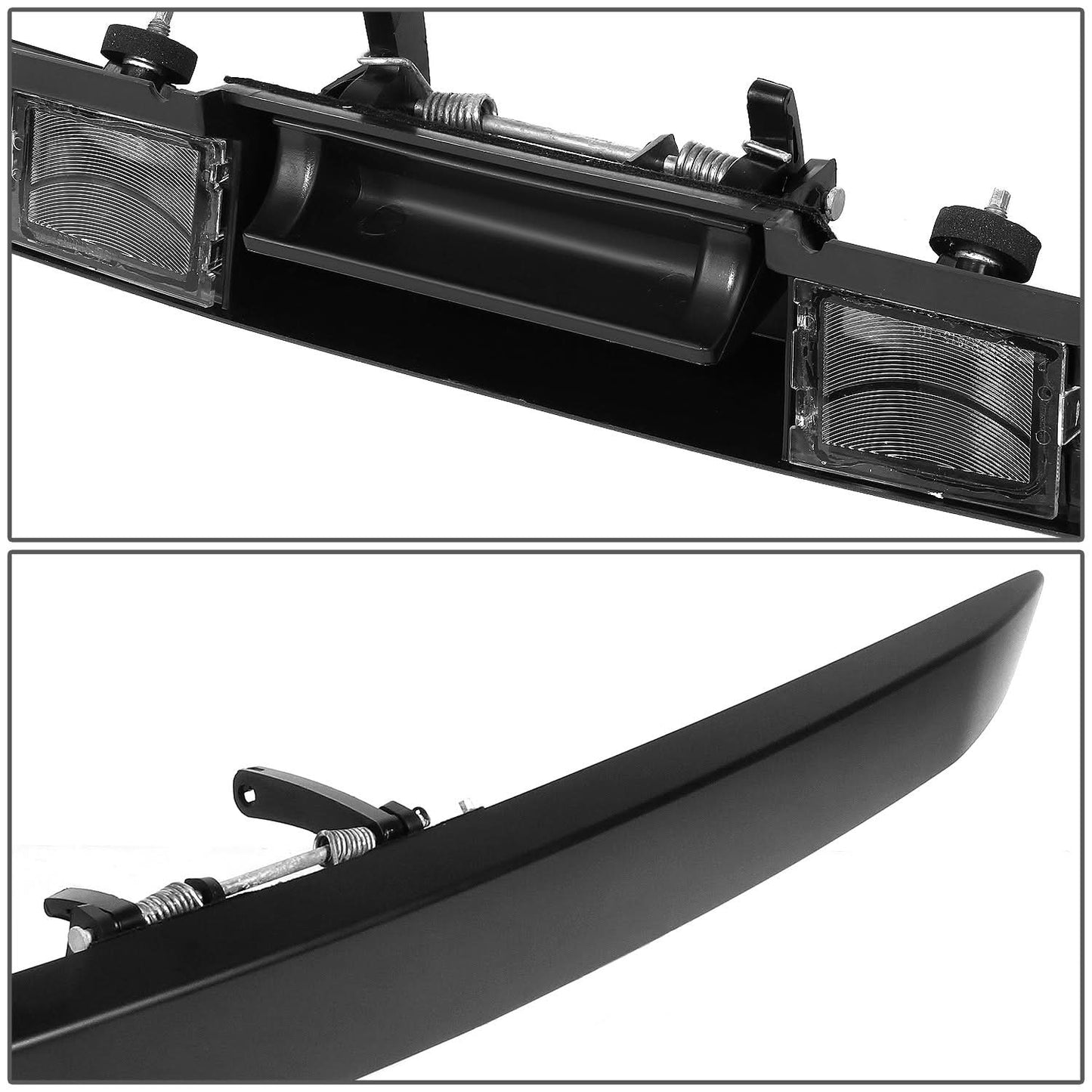 2005-2010 Jeep Grand Cherokee Door Handle Covers - Primered Black ABS