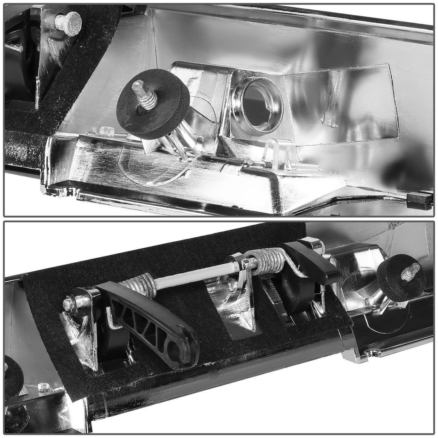 05-10 Jeep Grand Cherokee Chrome Door Handle Covers w/ Camera Hole ABS