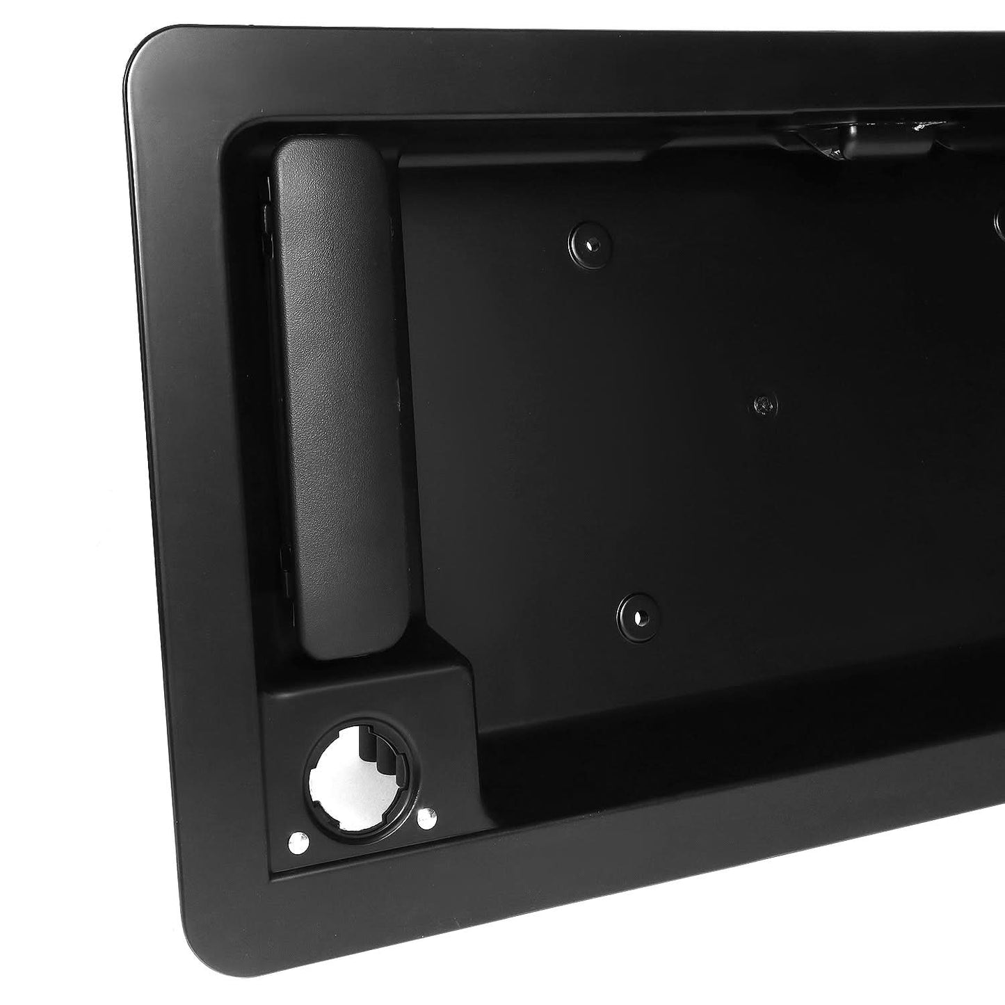 1992-2008 Ford E-Series Door Handle Covers - Smooth Black ABS