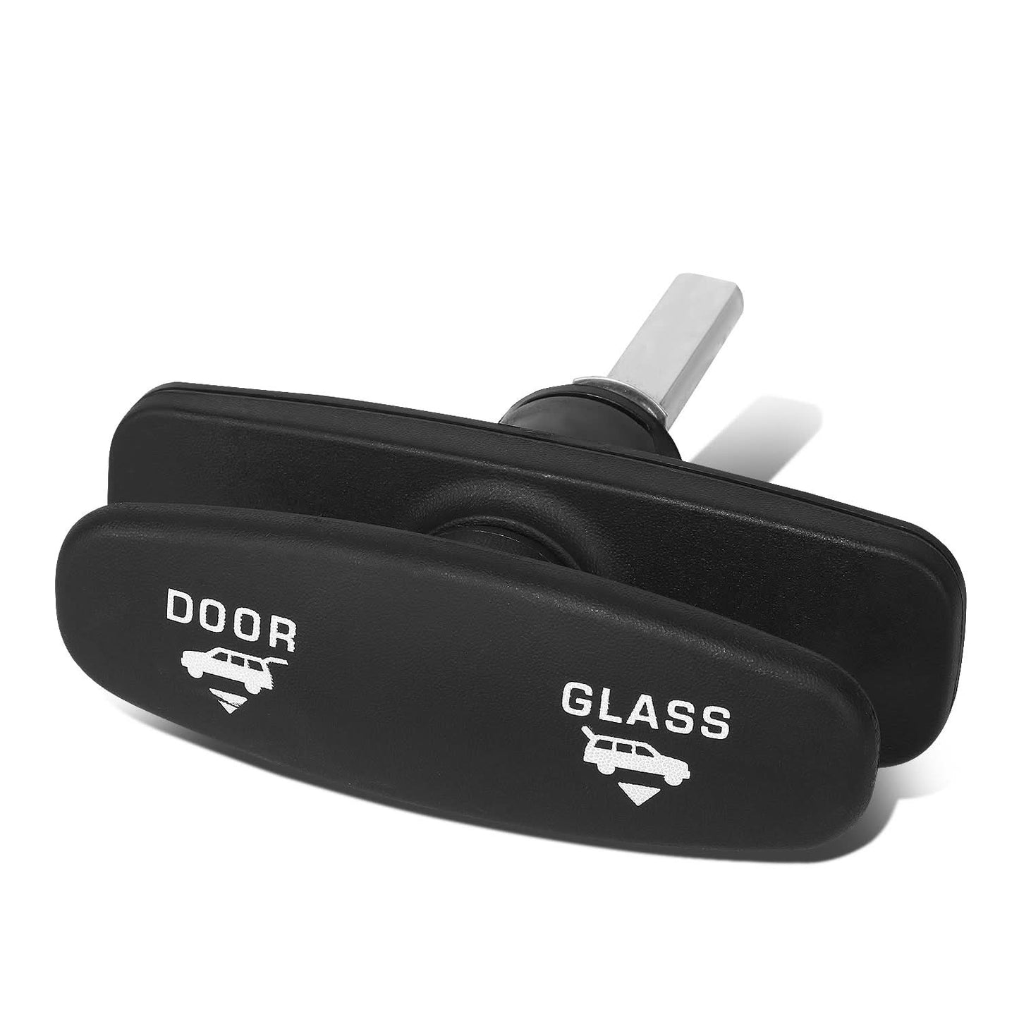 1997-2002 Ford Expedition Door Handle Covers - Smooth Black ABS