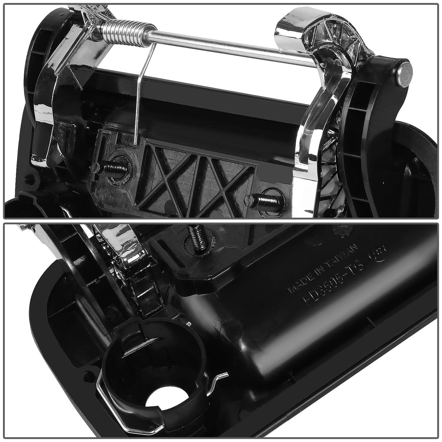 06-14 Ford F-150 Door Handle Covers - Primered Black ABS