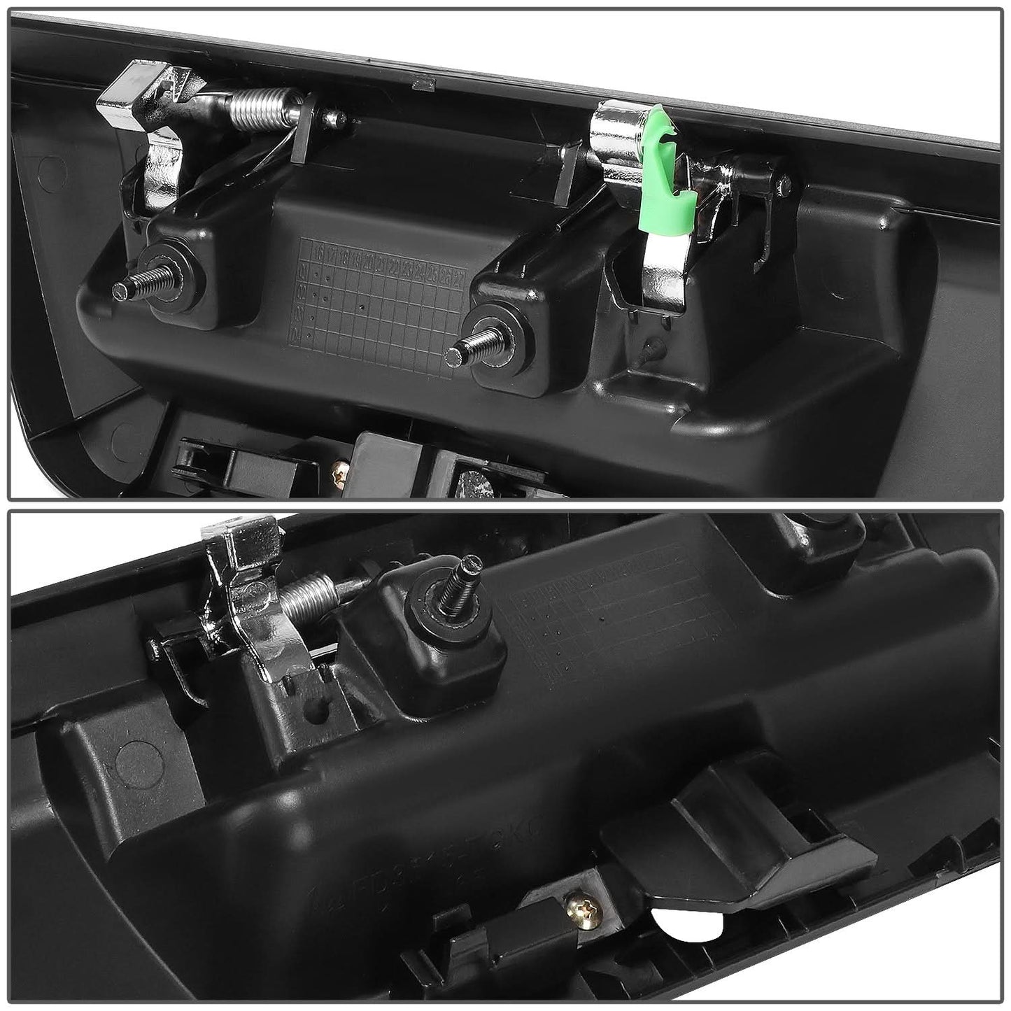 2015-2020 Ford F-150 Smooth Black Chrome Door Handle Covers ABS