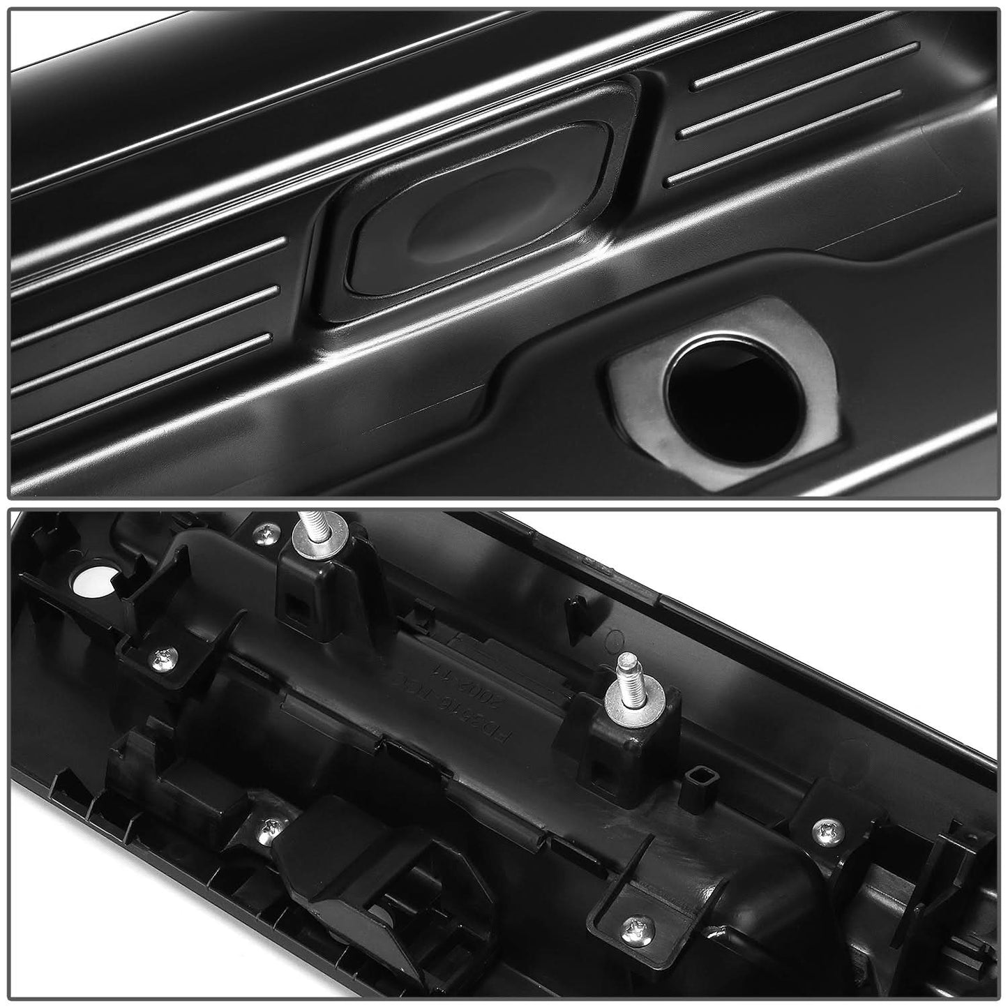 2015-2020 Ford F-150 Door Handle Covers - Smooth Black ABS