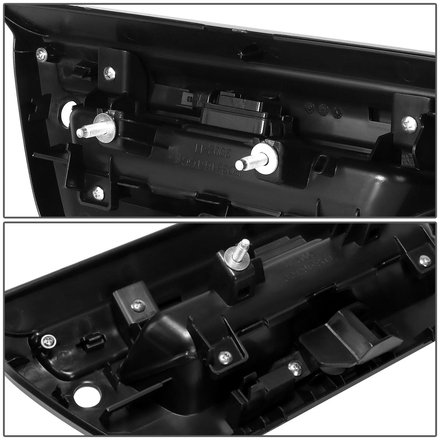 2015-2020 Ford F-150 Door Handle Covers - Smooth Black ABS
