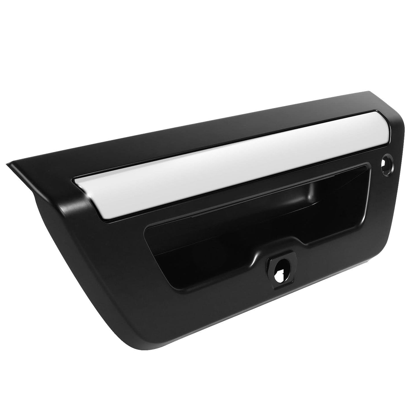 2015-2020 Ford F-150 Door Handle Covers Smooth Black Chrome ABS