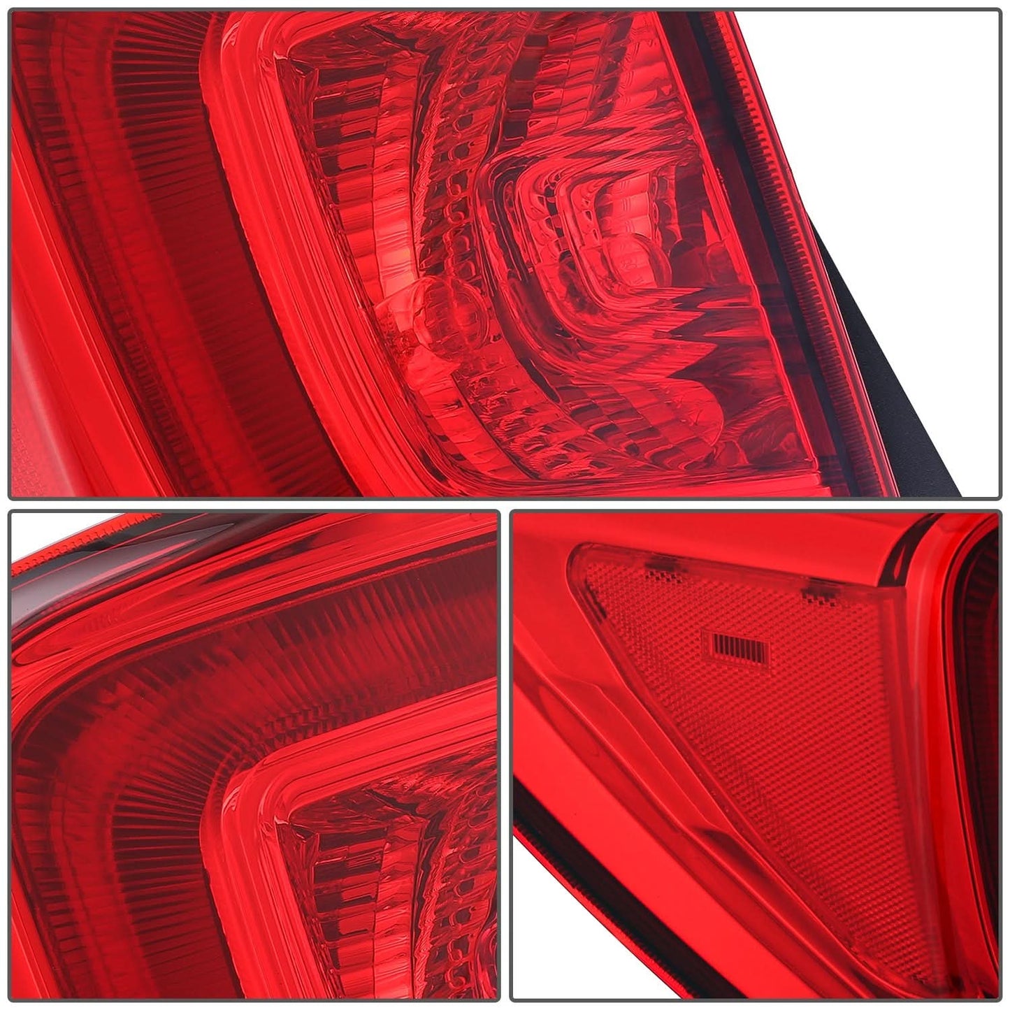 2016-2018 Honda Pilot OE Style Tail Lights - Chrome Housing