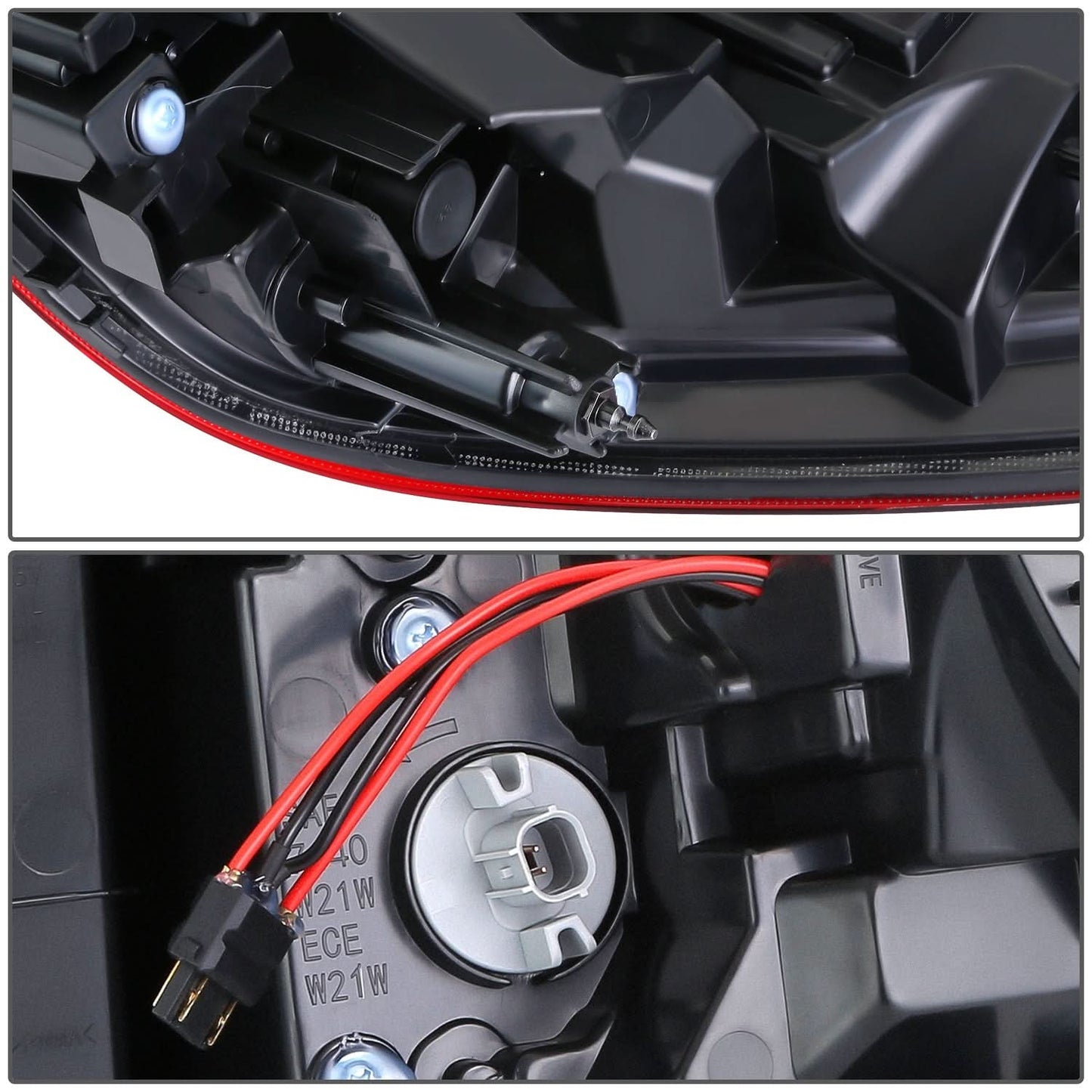 2016-2018 Honda Pilot OE Style Tail Lights - Chrome Housing