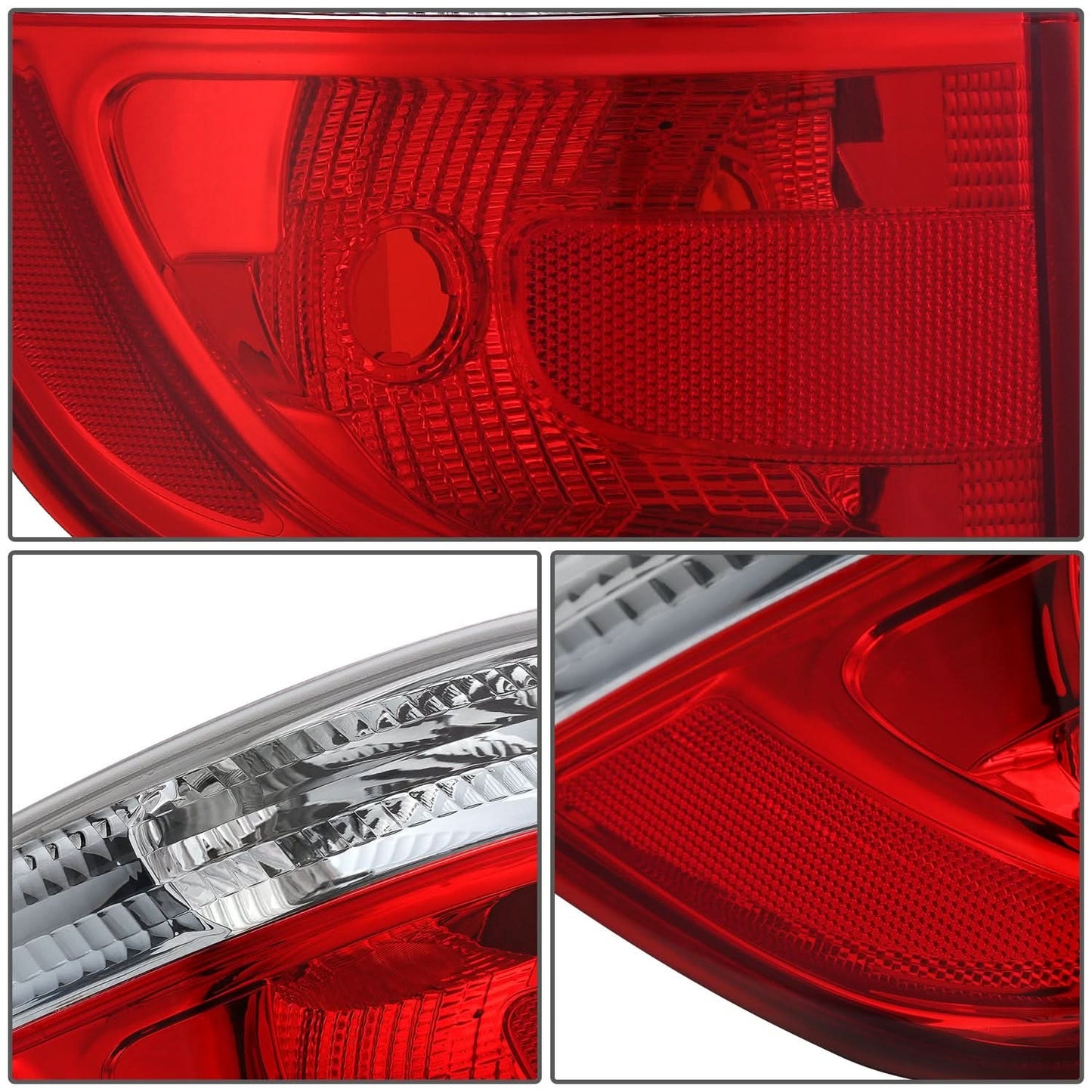 2011-2013 Dodge Durango OE Style Outer Tail Light - Chrome Housing Left