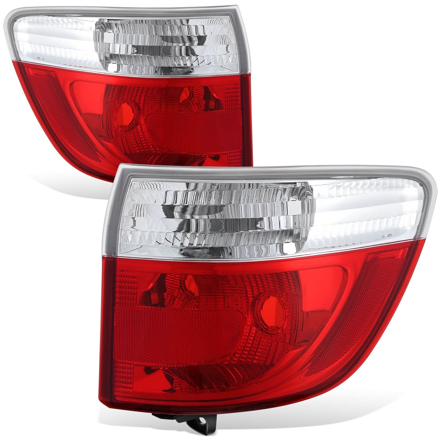 2011-2013 Dodge Durango OE Style Tail Light Set - Chrome Housing