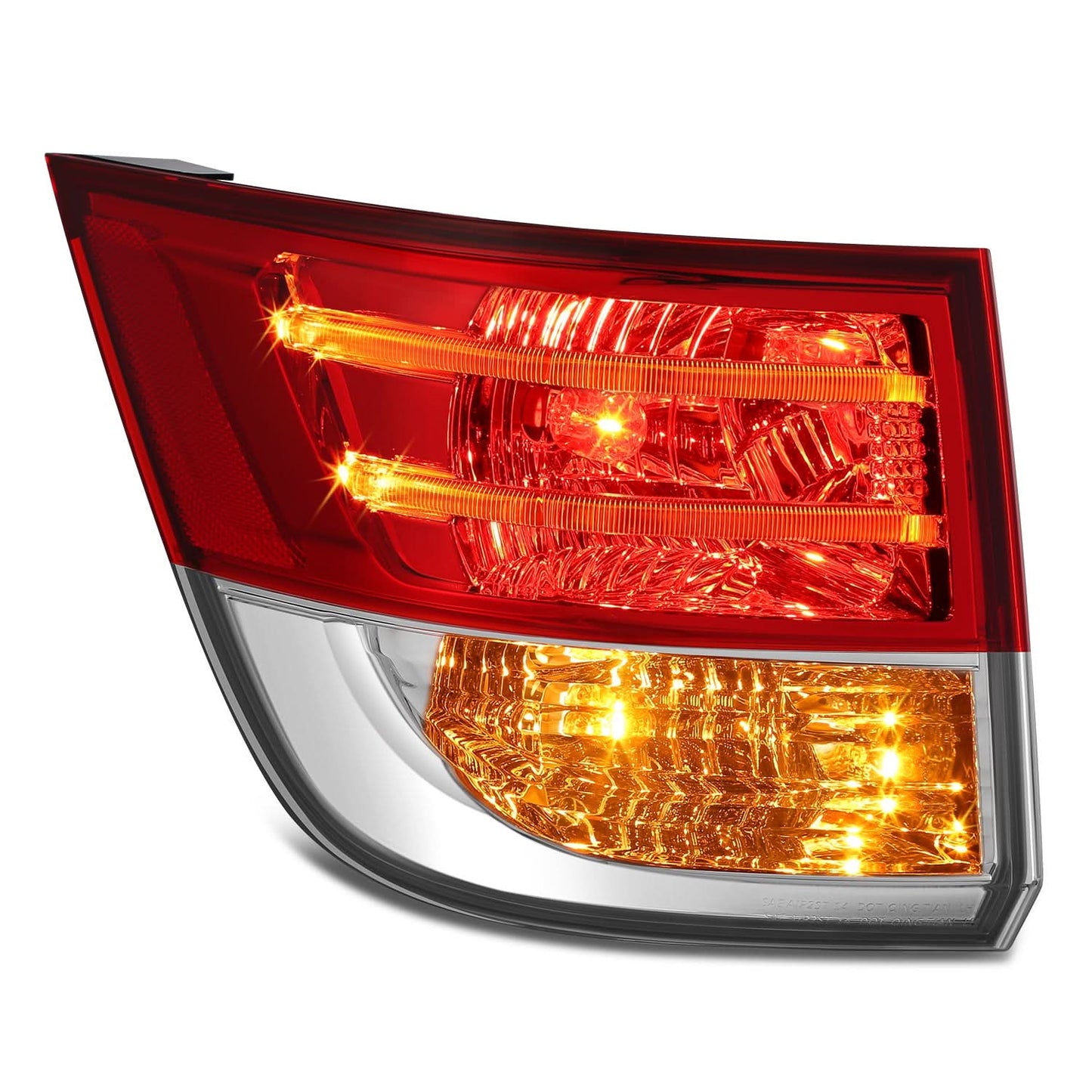 2014-2017 Honda Odyssey OE Style Halogen Tail Light - Left Red/Clear