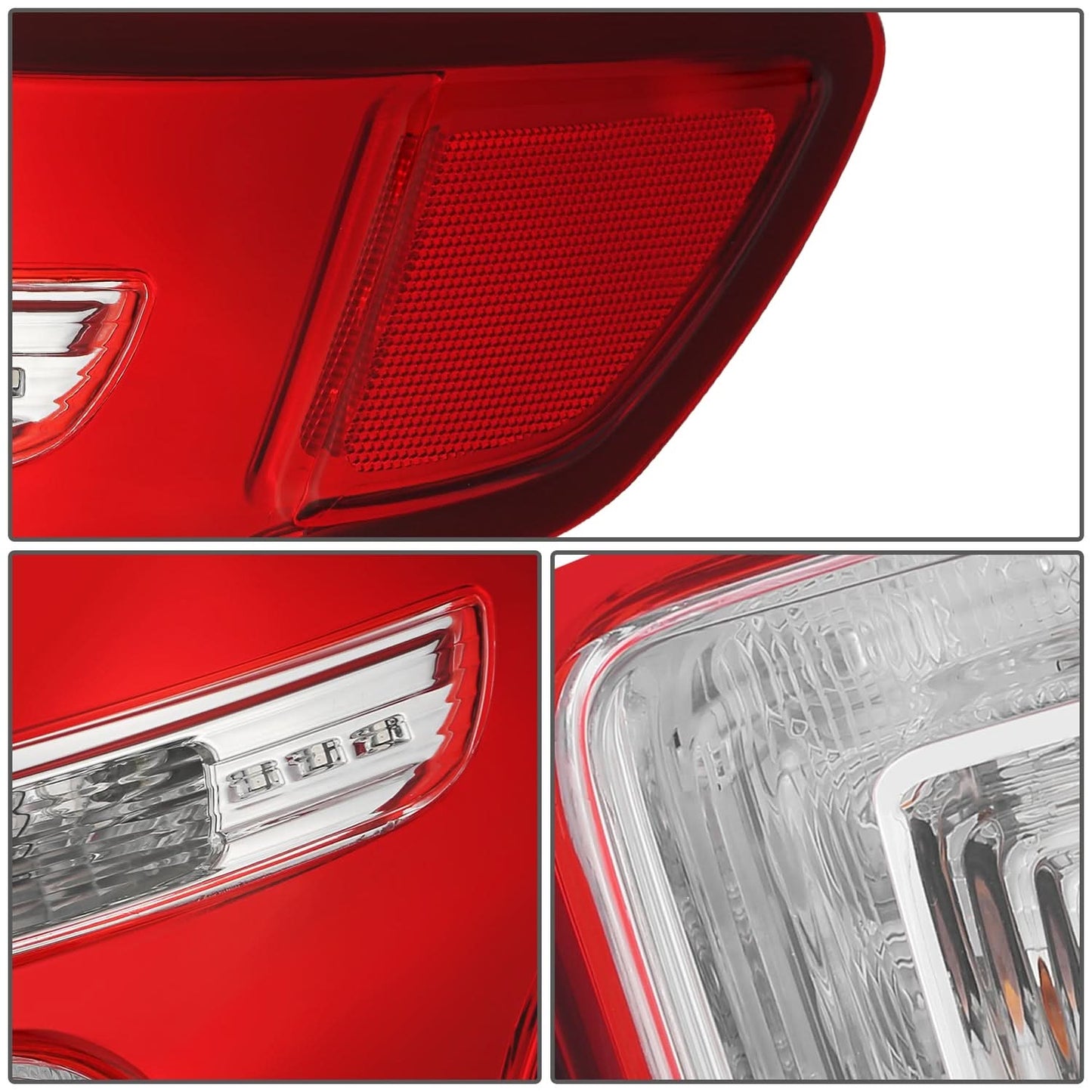 2011-2015 Ford Explorer OE Style Tail Light - Red/Clear Right Side