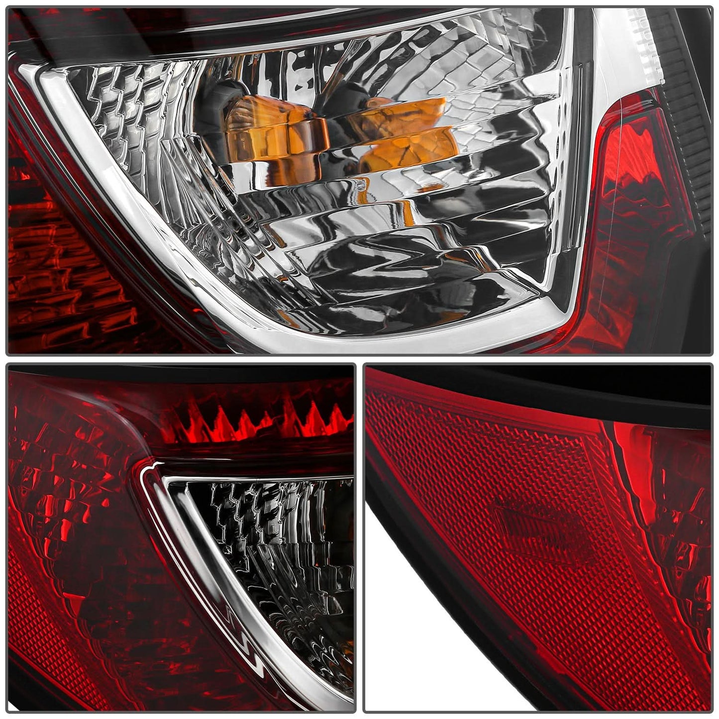 2013-2017 Chevrolet Traverse OE Style Tail Light Set - Chrome Housing
