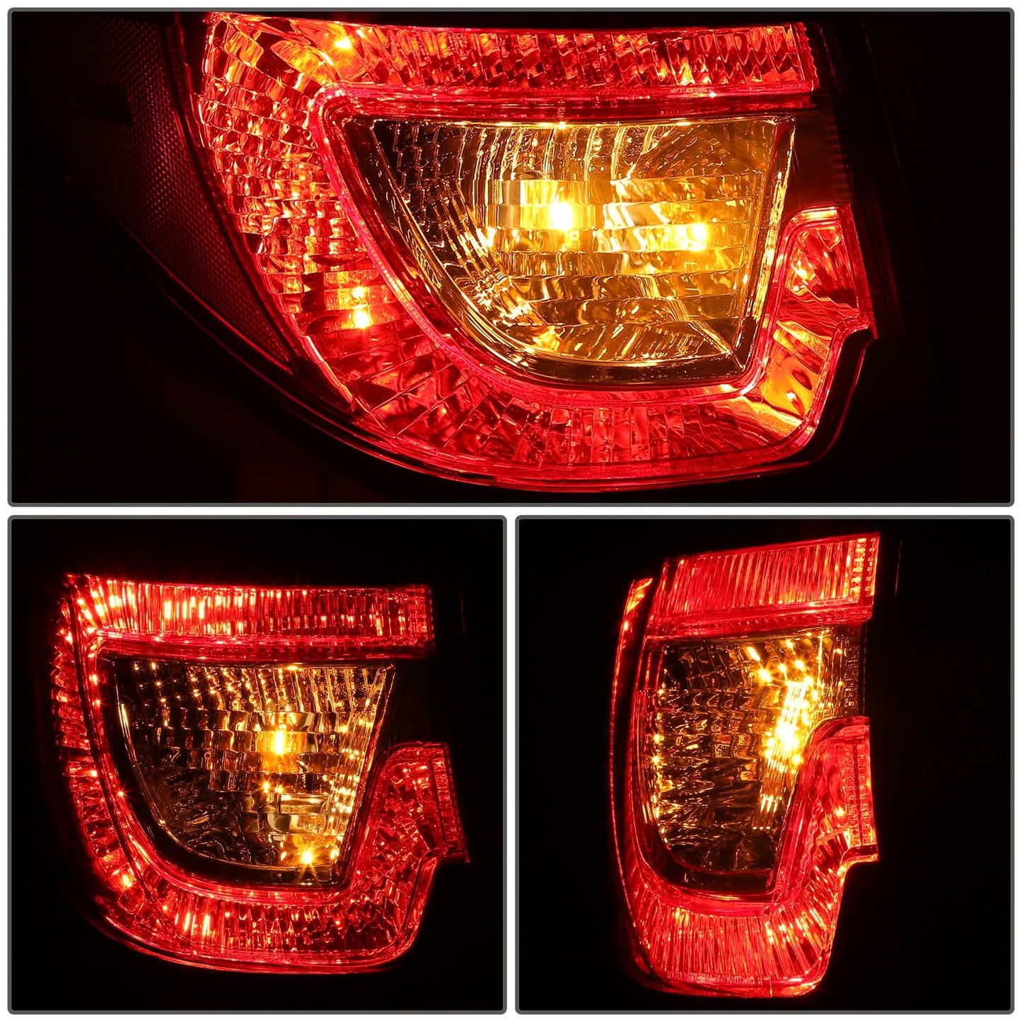 2013-2017 Chevrolet Traverse OE Style Tail Light Set - Chrome Housing