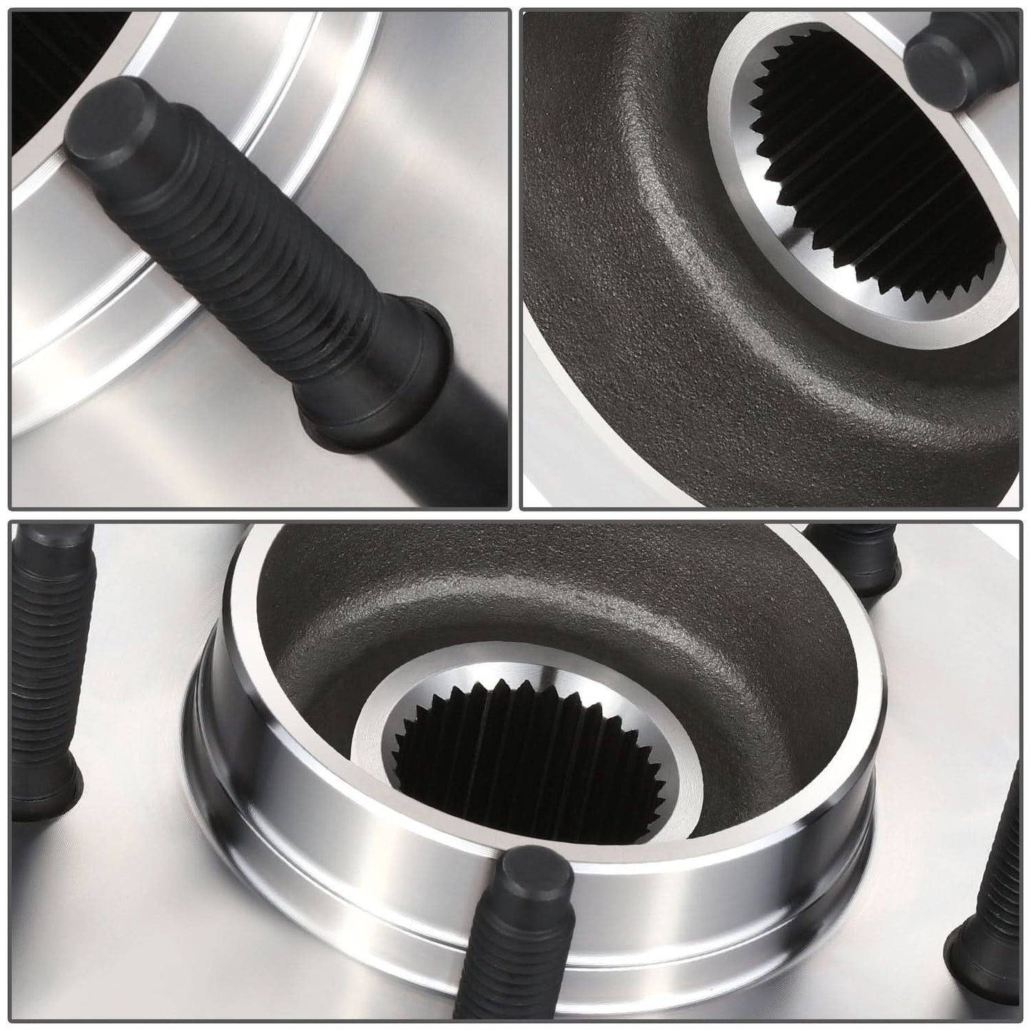 1997-2000 Ford F-150 4WD Wheel Hubs & Bearings with 4 Wheel ABS