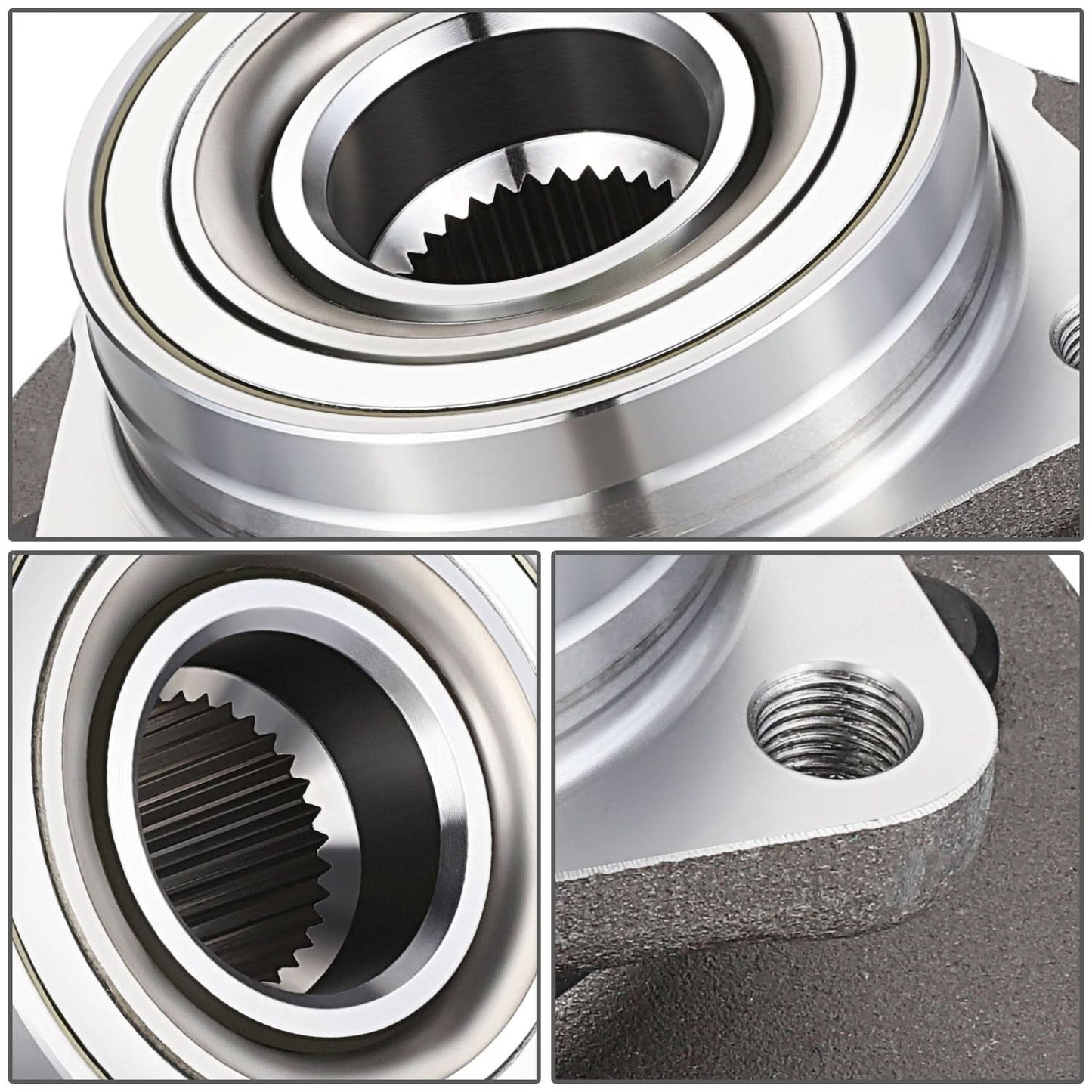 1997-2000 Ford F-150 4WD Wheel Hubs & Bearings ABS 5 Lug