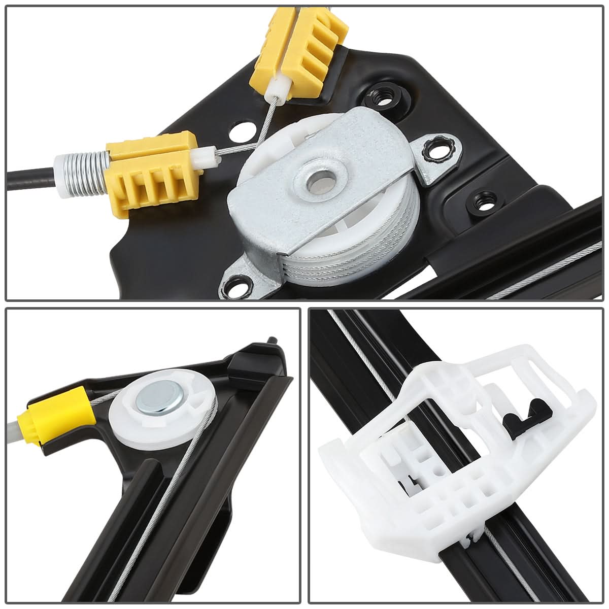BMW 3-Series E90 4-Door Window Motor & Regulator Set