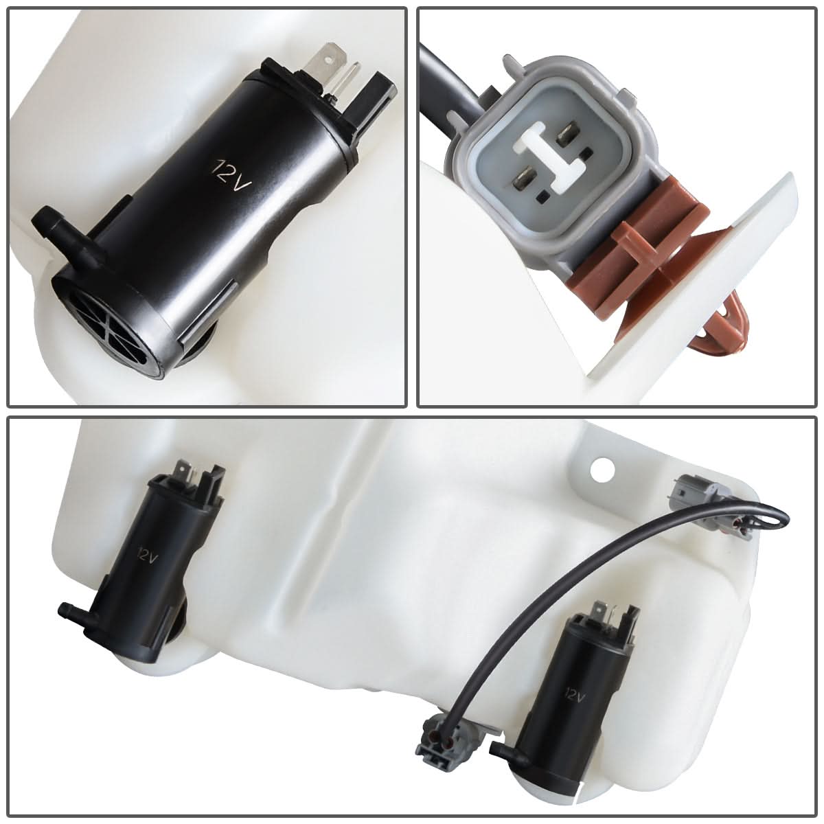 2001-2005 Acura MDX Windshield Washer Pump with Fluid Level Sensor