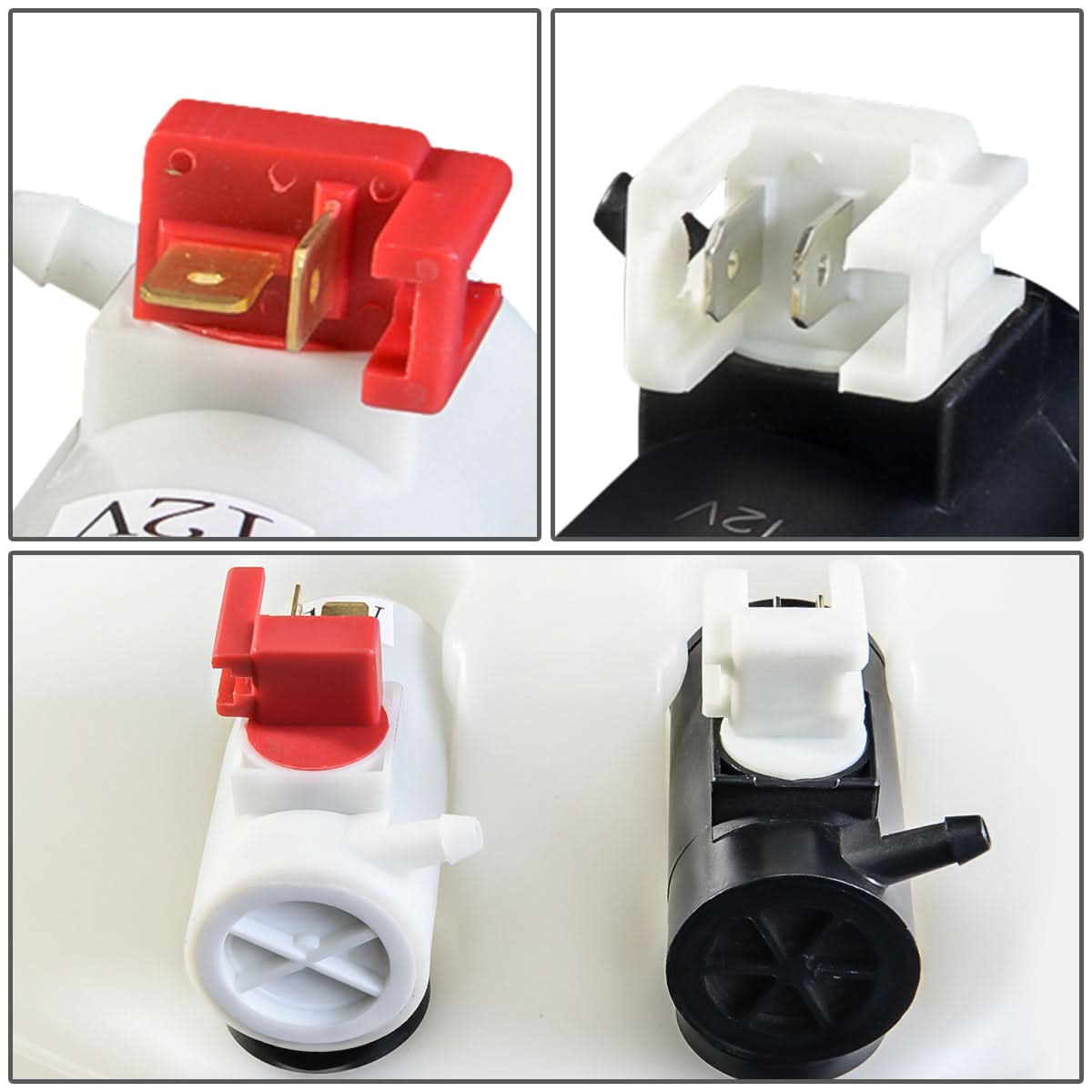 02-04 Acura RSX Windshield Washer Pump - White