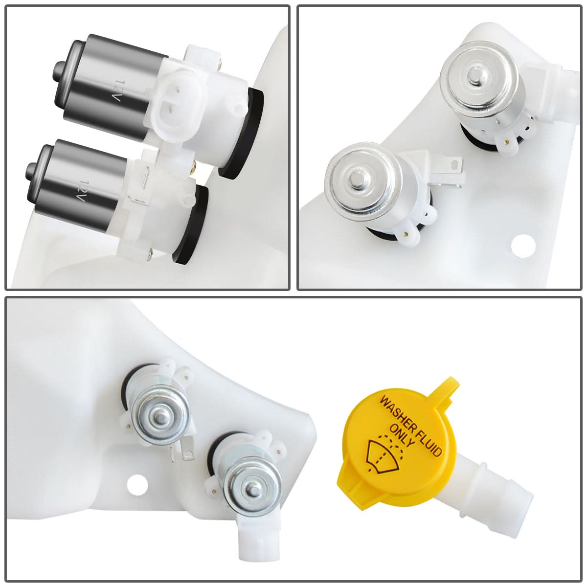 1997-2001 Jeep Cherokee Windshield Washer Pump - White