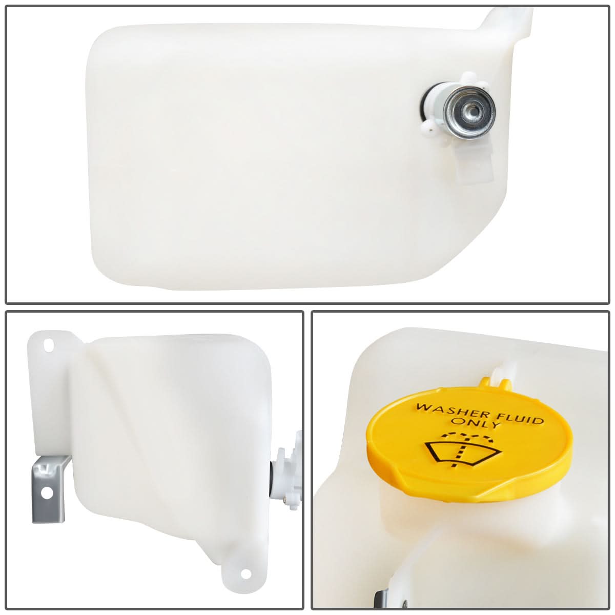 97-02 Jeep Wrangler Windshield Washer Pump - White