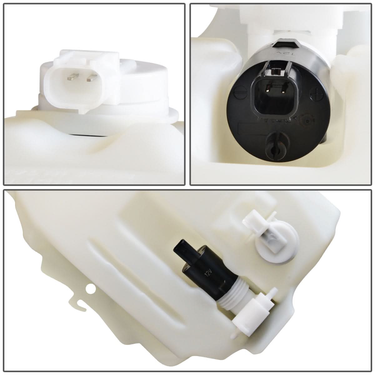 2005-2006 Jeep Commander/Grand Cherokee Windshield Washer Pump White