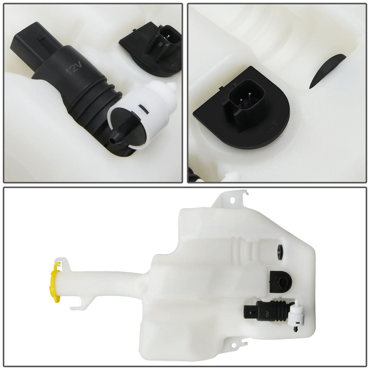 11-16 Chrysler Town & Country Windshield Washer Pump - White