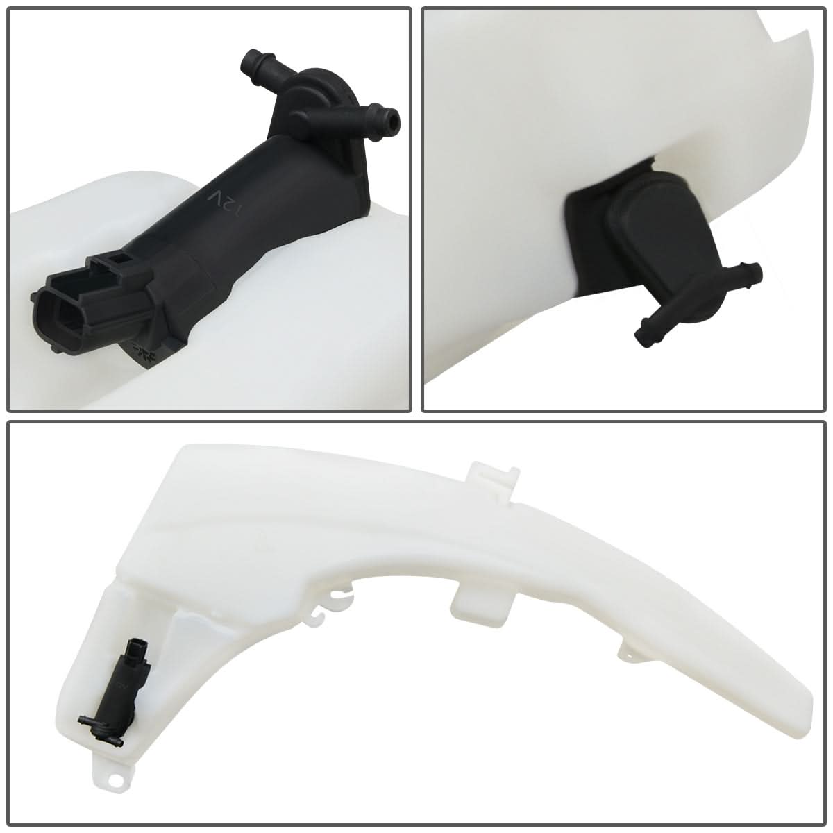 00-04 Ford Focus Windshield Washer Pump - Sedan Models White