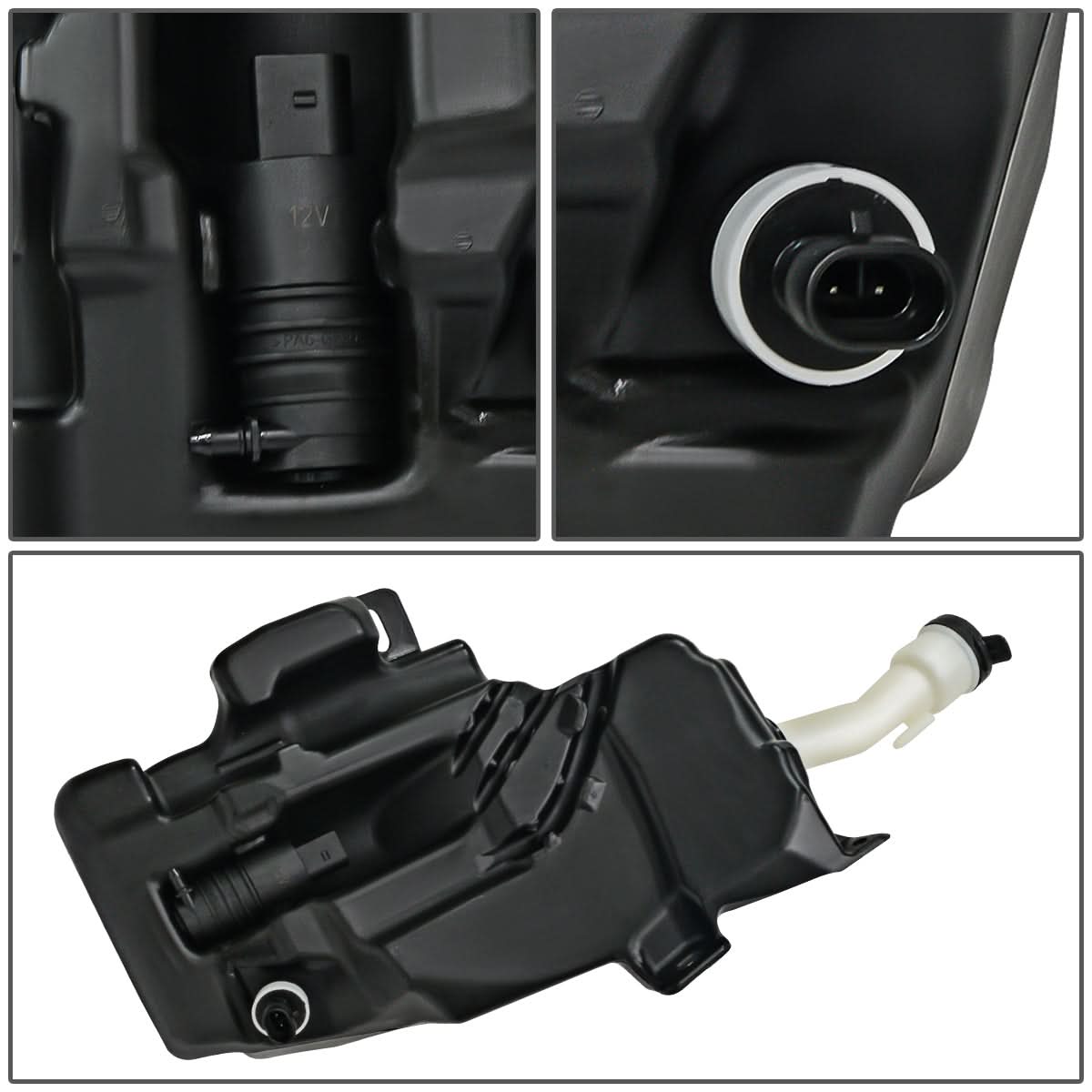 2012-2017 Buick Verano Windshield Washer Pump - Black