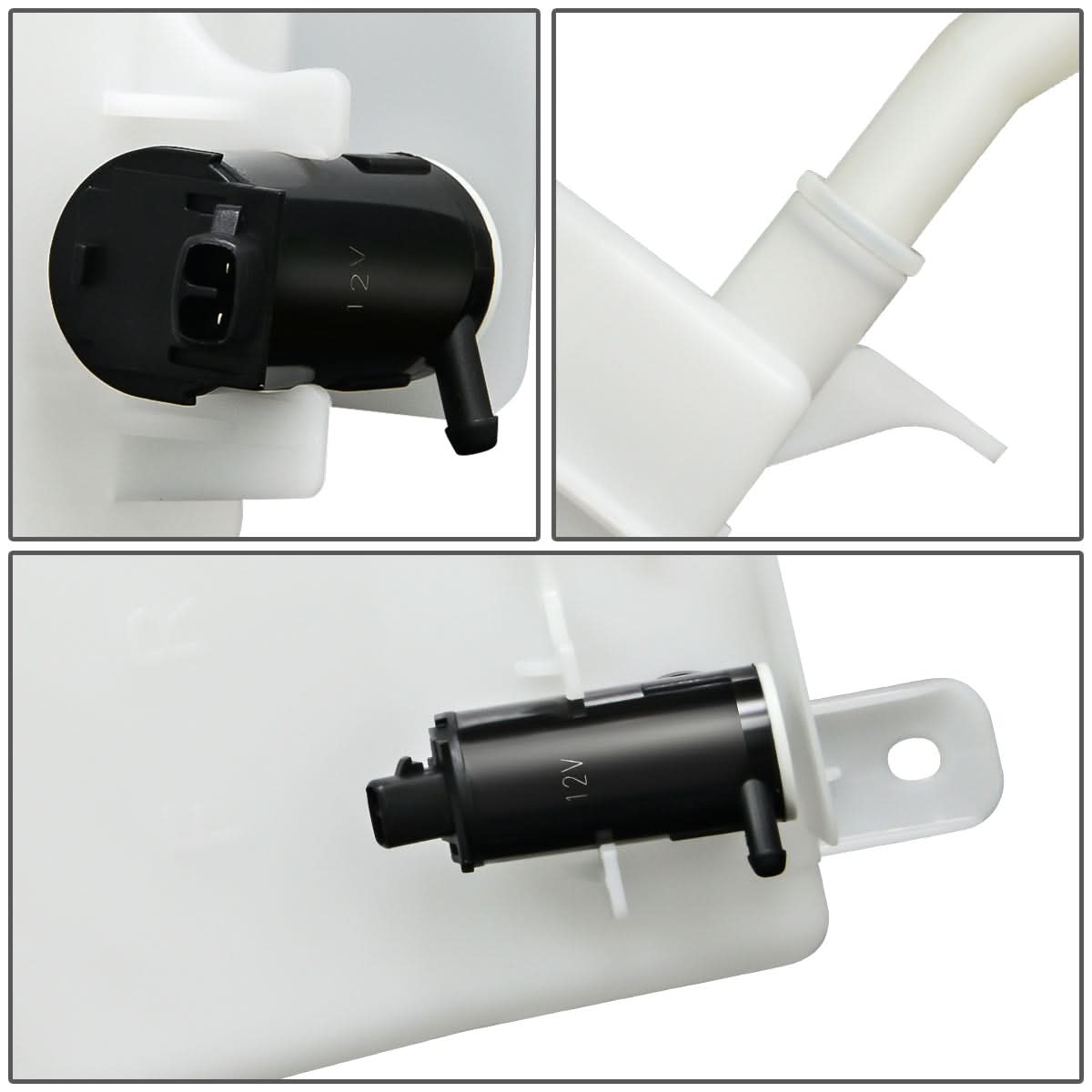 04-08 Chevrolet Aveo Windshield Washer Pump - White
