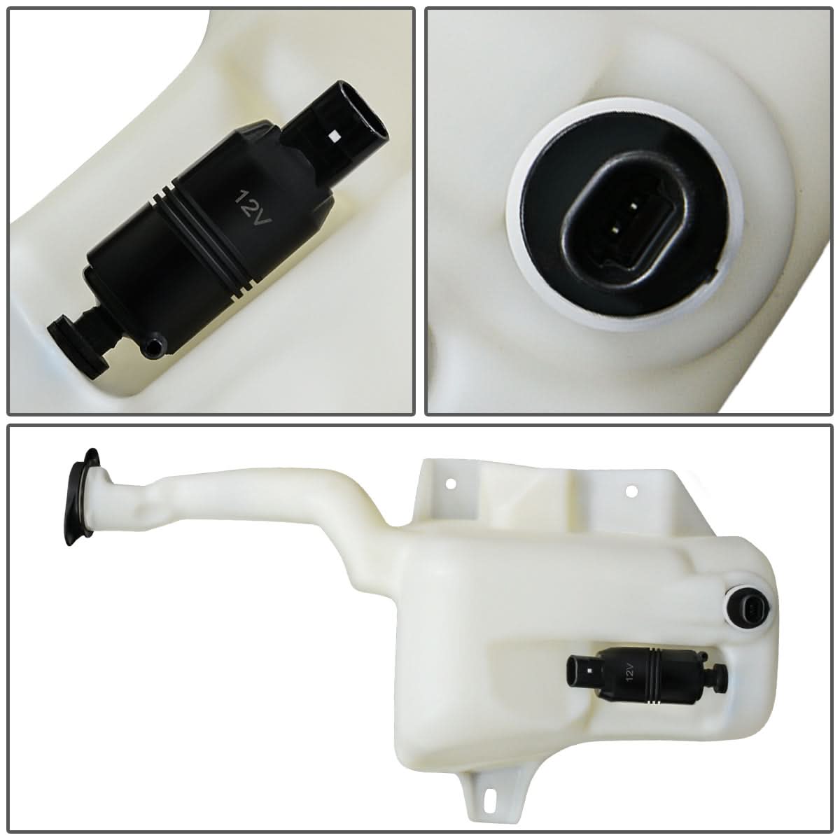 06-11 Buick Lucerne/Cadillac DTS Windshield Washer Pump - White