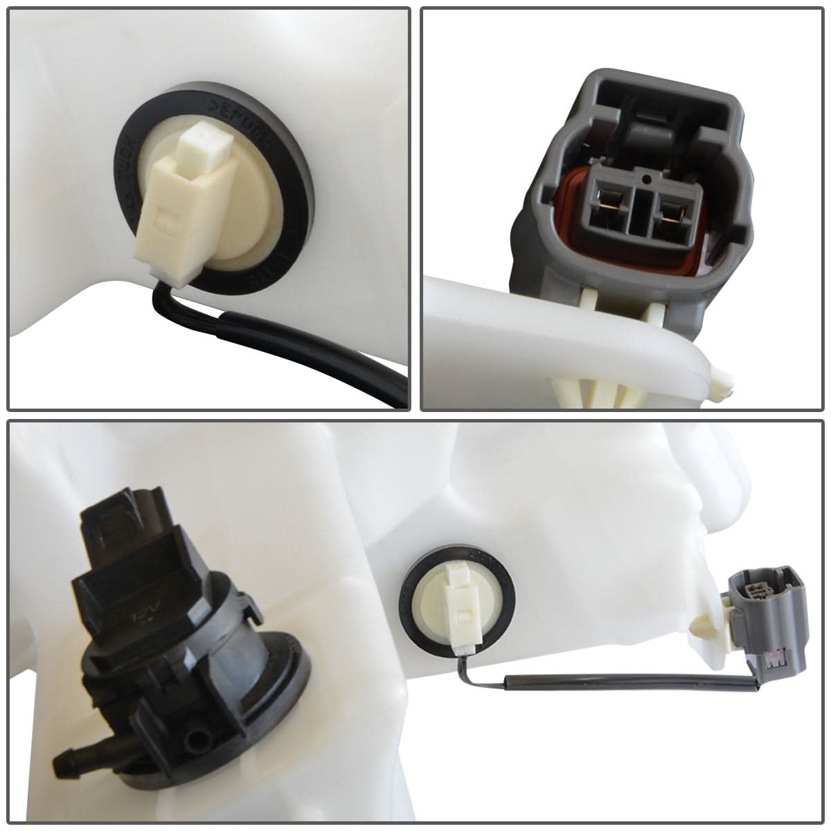 2004-2009 Mazda 3 Sedan Windshield Washer Pump with Fluid Sensor