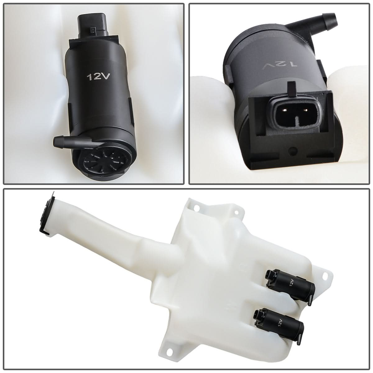 2000-2005 Mitsubishi Eclipse Windshield Washer Pump - Coupe w/ Rear Wiper