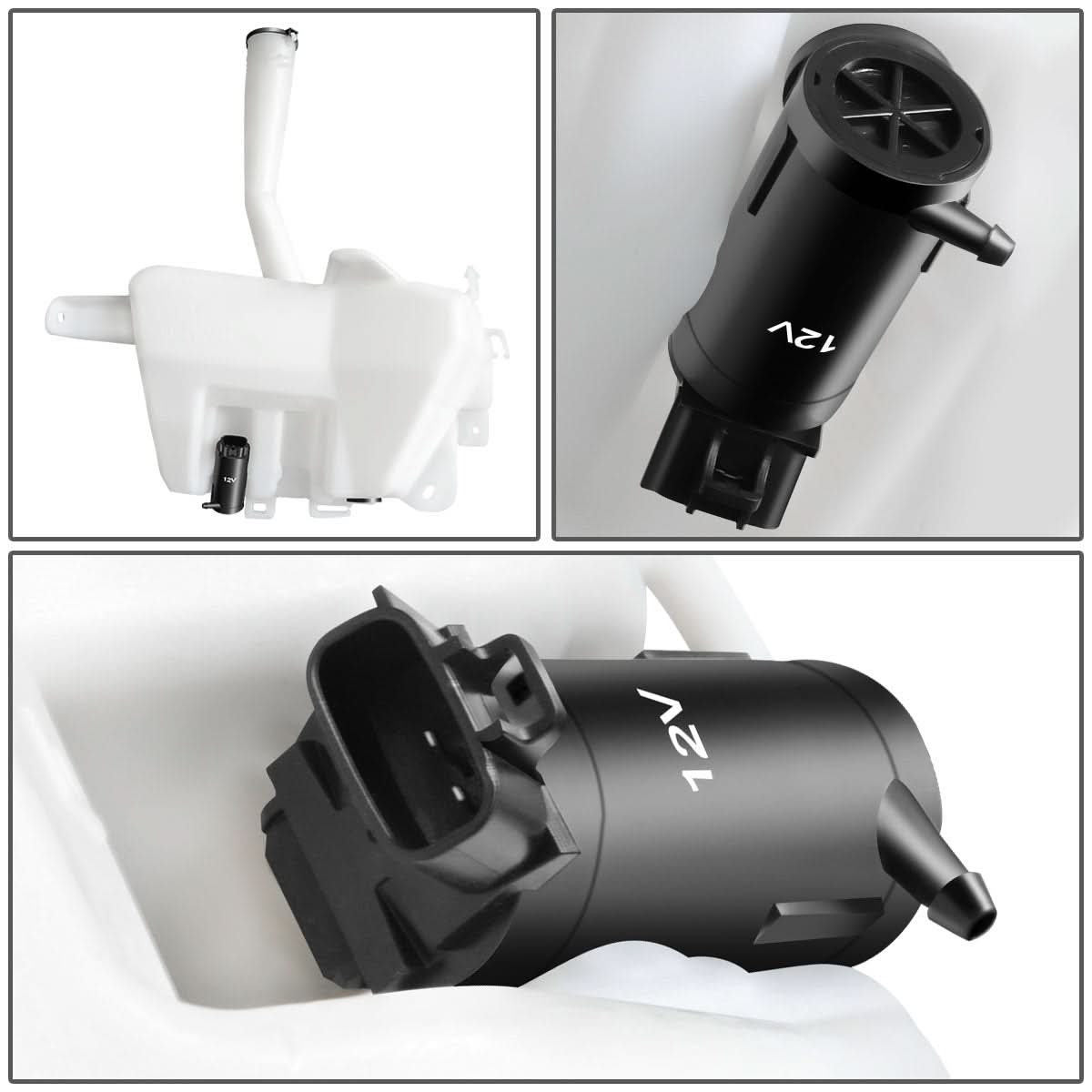 00-06 Toyota Tundra Cold Climate Windshield Washer Pump White