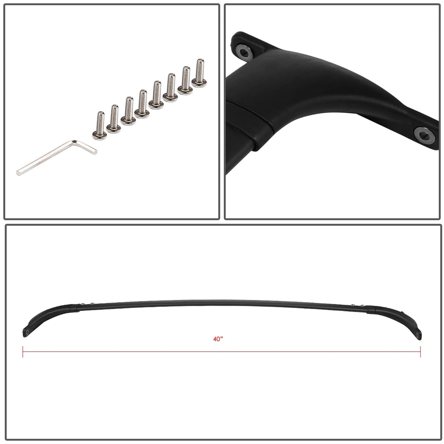2009-2014 Nissan Murano Roof Rack Cross Bars - Aluminum