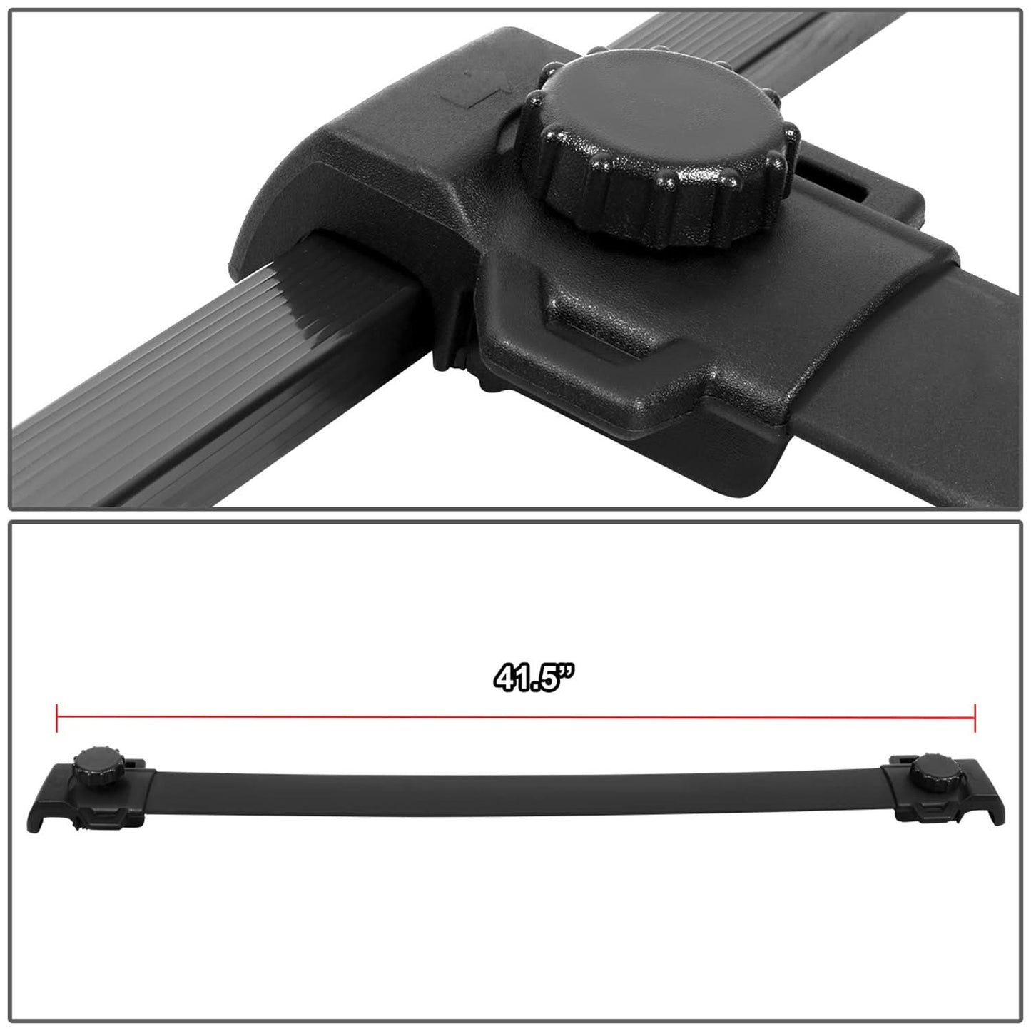 07-17 Jeep Patriot Roof Rack Cross Bars - Aluminum