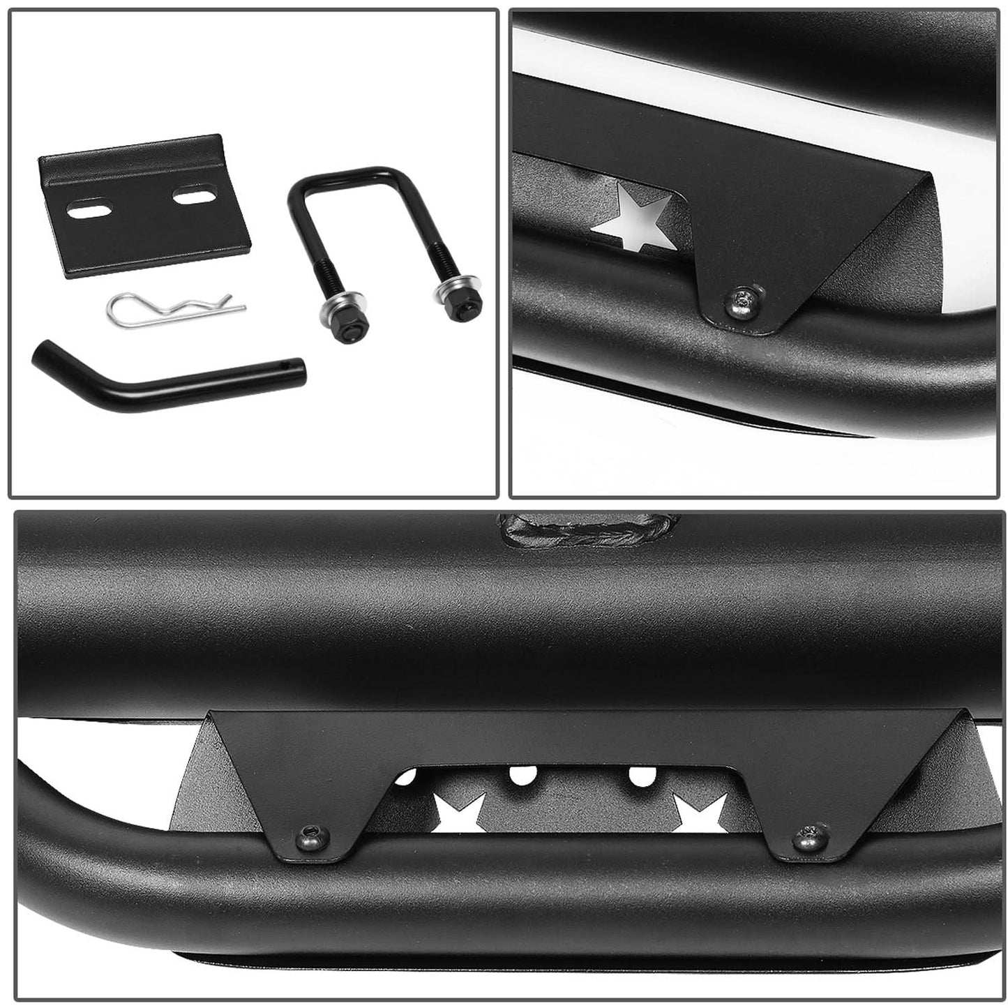 Universal 36" Trailer Hitch Step Bar - 2" Receiver Mount