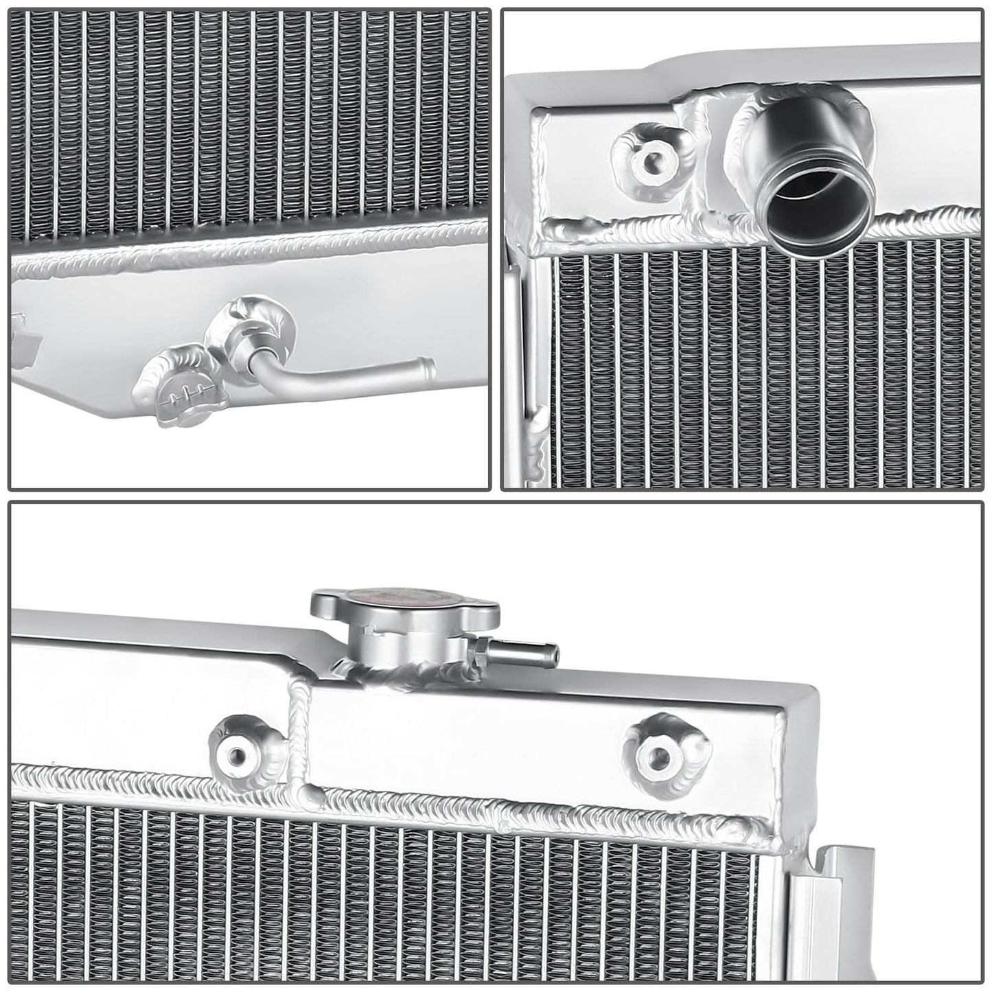 1993-1997 Toyota Land Cruiser 3-Row Radiator Aluminum