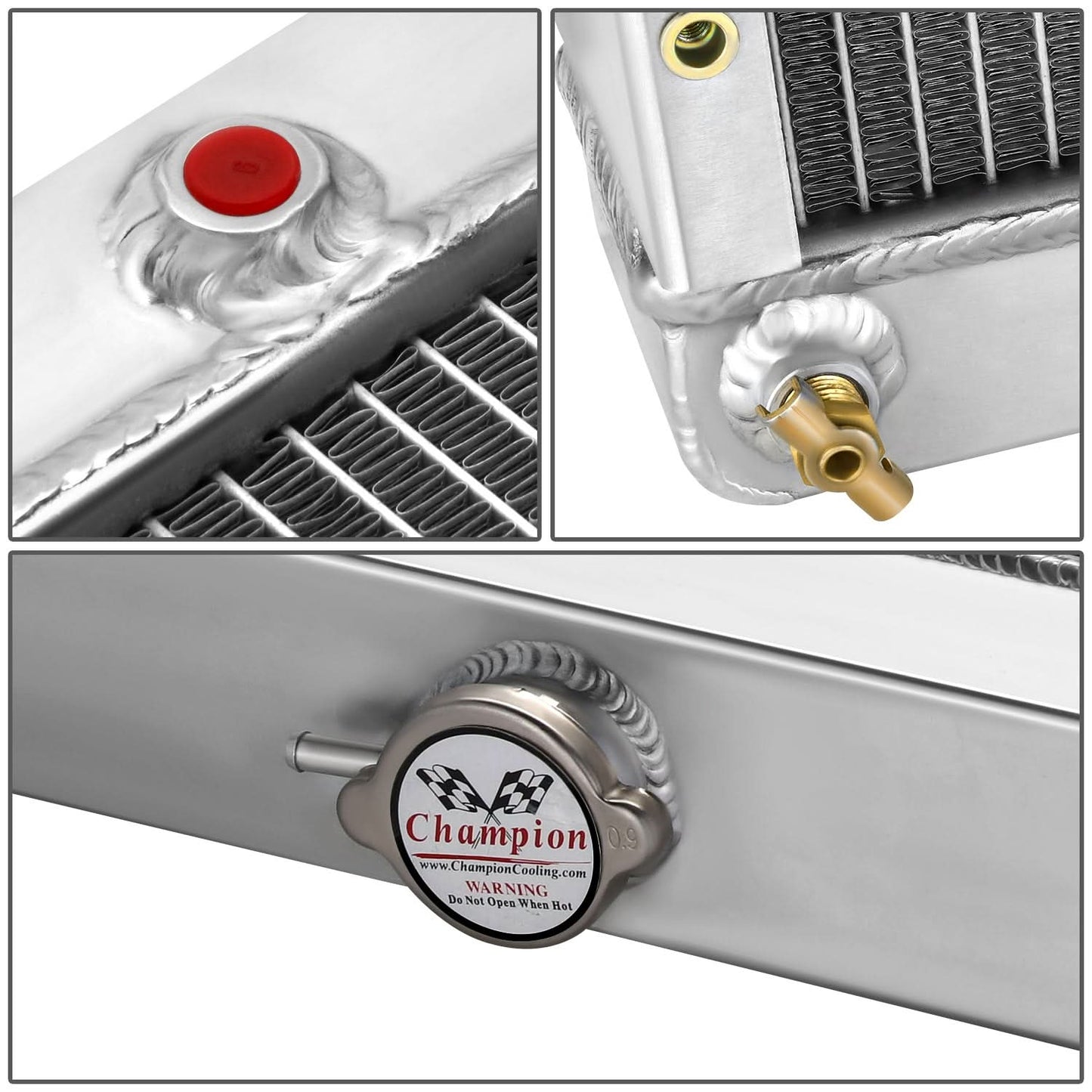 1970-1972 Dodge Plymouth 4 Row Small Block V8 Radiator