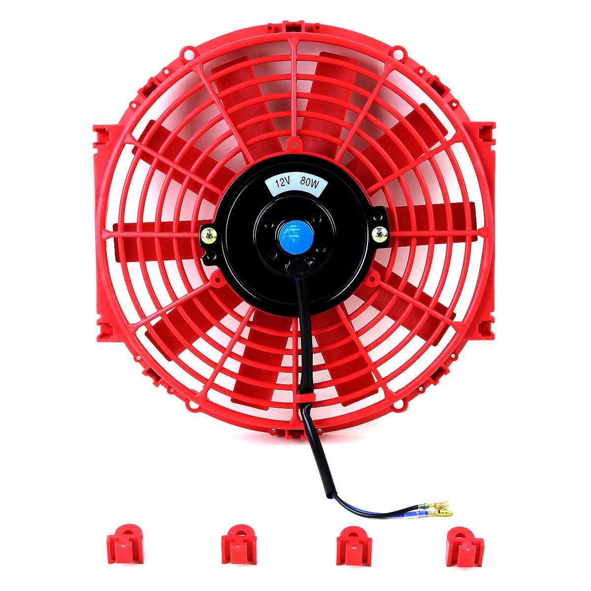 10 Inch Red Radiator Fan