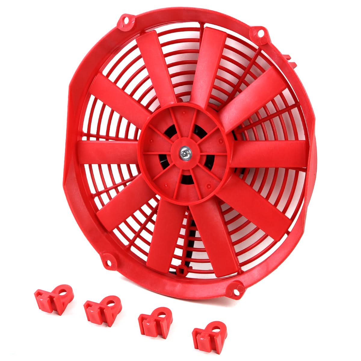 12 Inch Red Radiator Fan