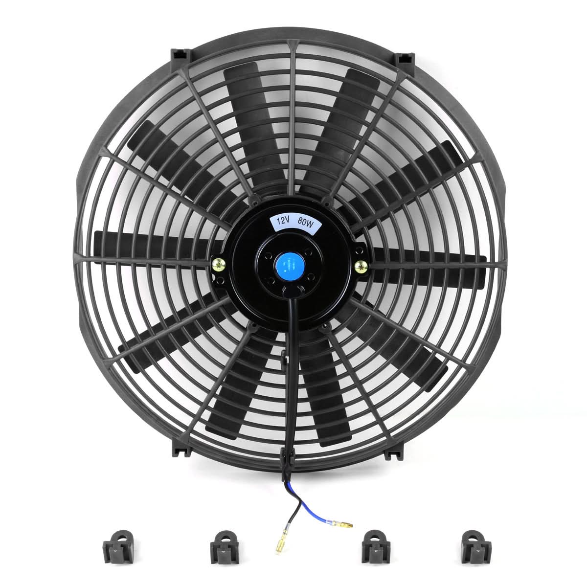 Universal 14" Black Radiator Fan