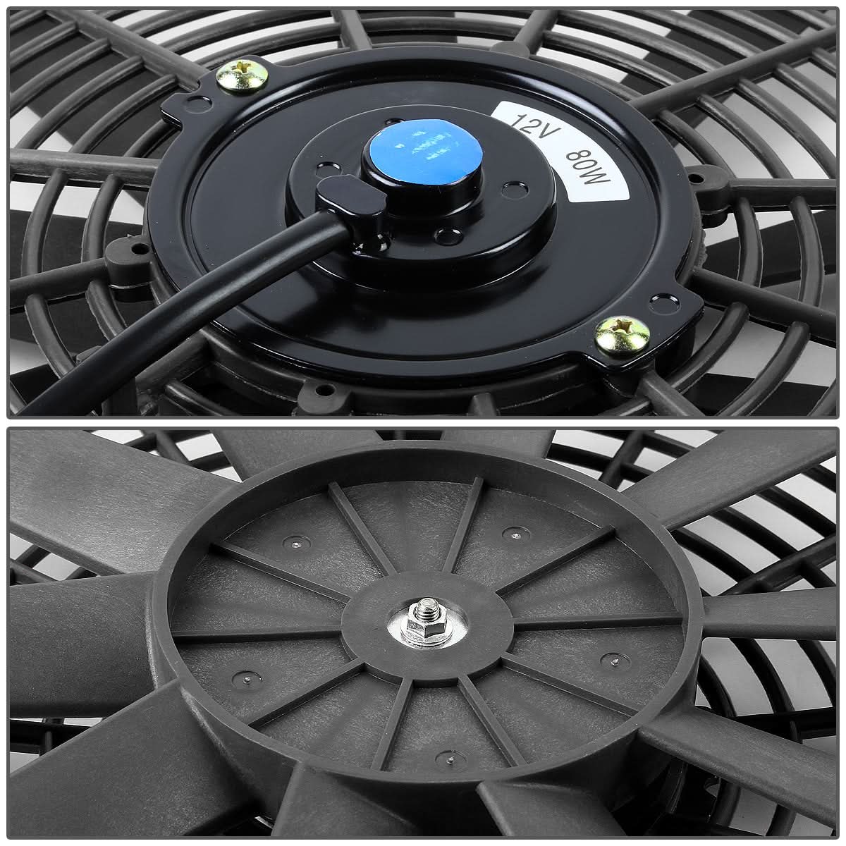 Universal 14" Black Radiator Fan