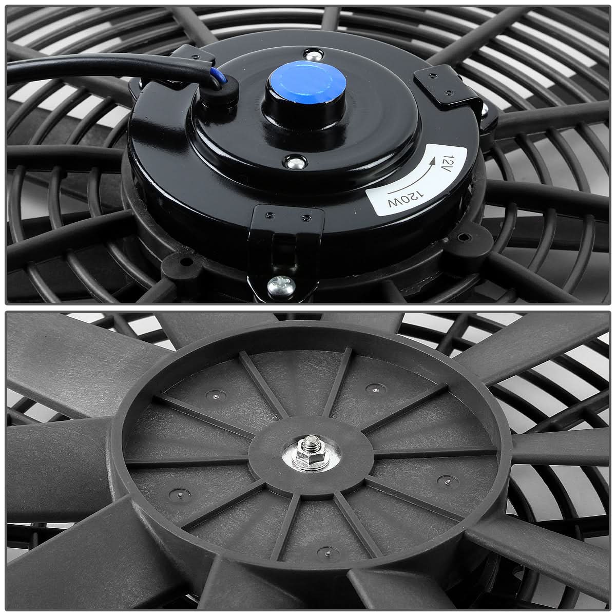 16 Inch Black Radiator Cooling Fan
