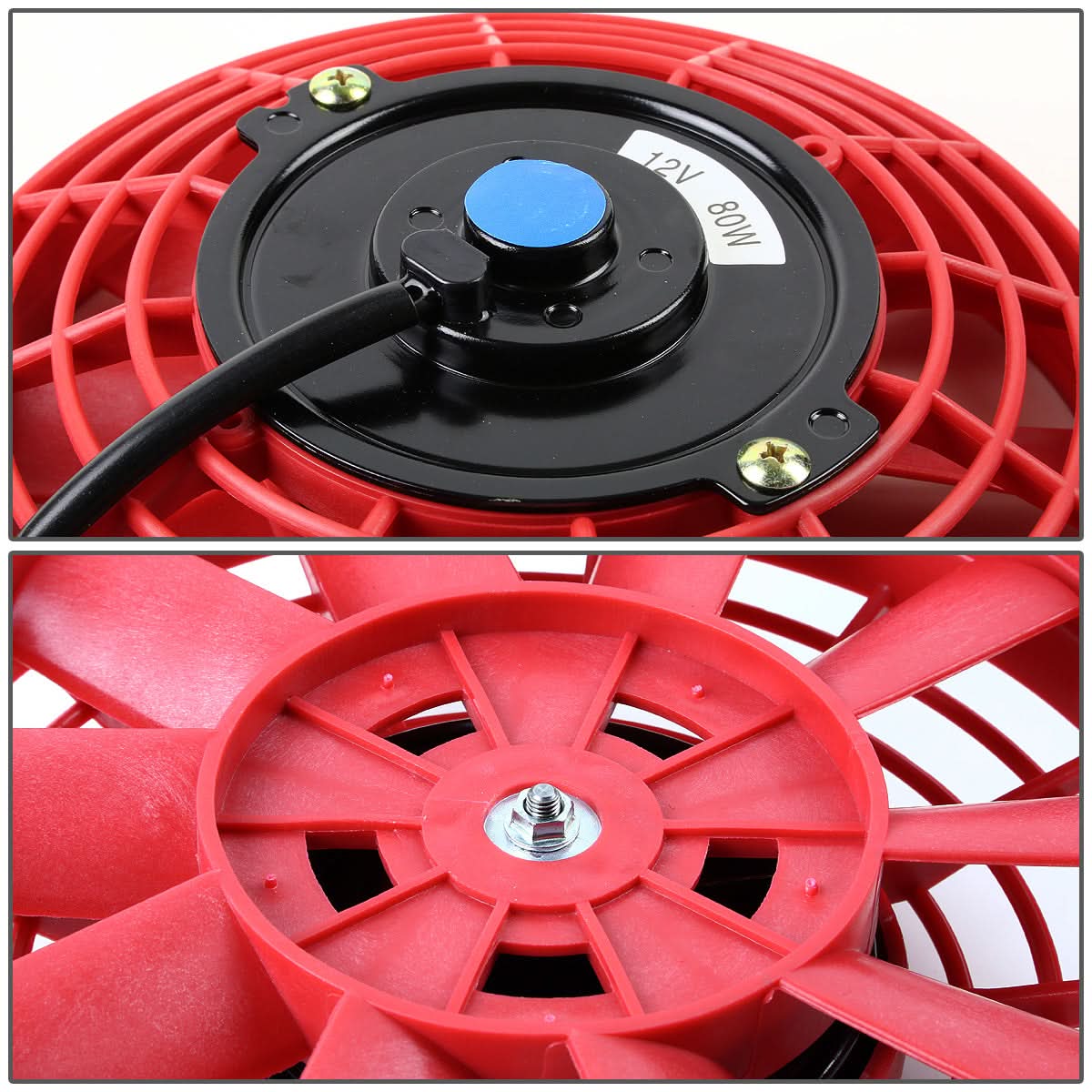 7 Inch Red Radiator Fan