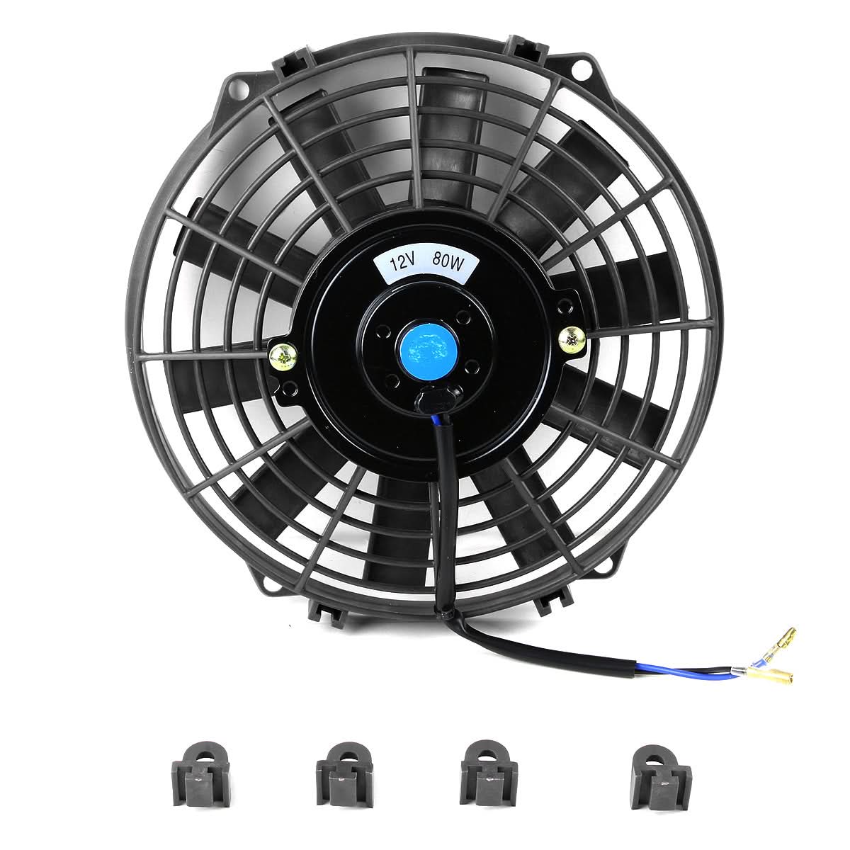 9 Inch Black Radiator Fan - Engine Cooling