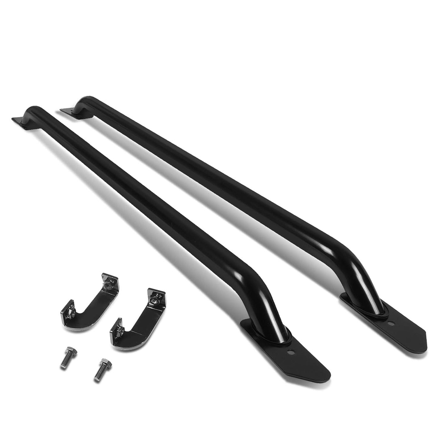 14-17 Chevy Silverado GMC Sierra 1500 2500 3500 HD 5.5ft Bed Rails Black