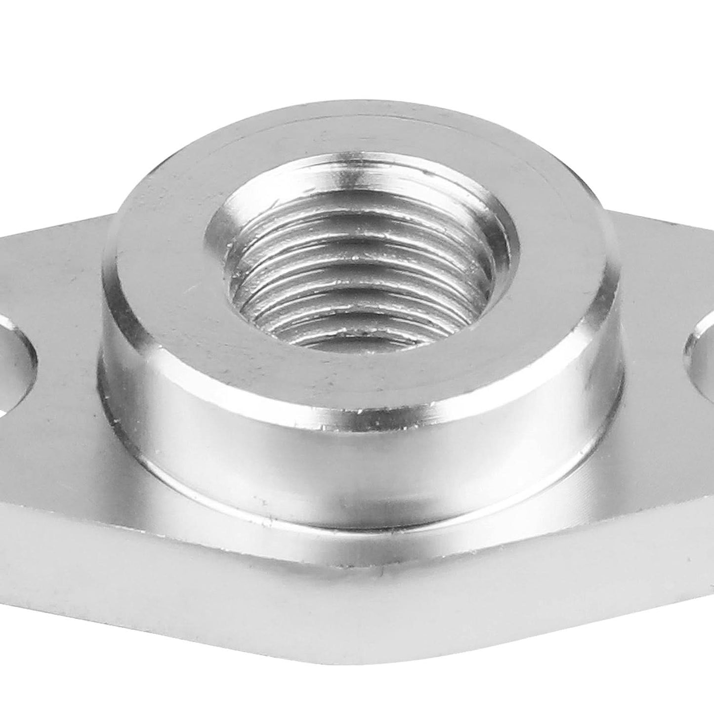Oil Feed Line Flange with Gasket and Bolts - 4AN